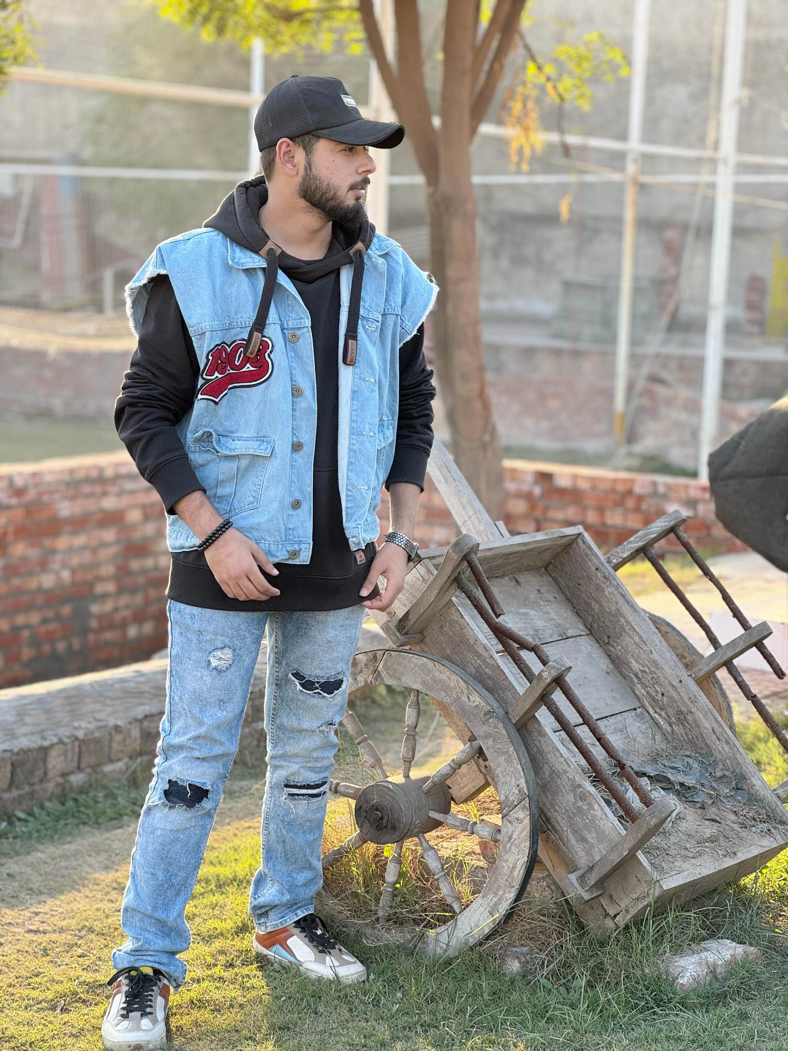 Limited Edition Light Blue Denim Vest Unisex | El Denim Vol. 1: Highway | Weave Wardrobe