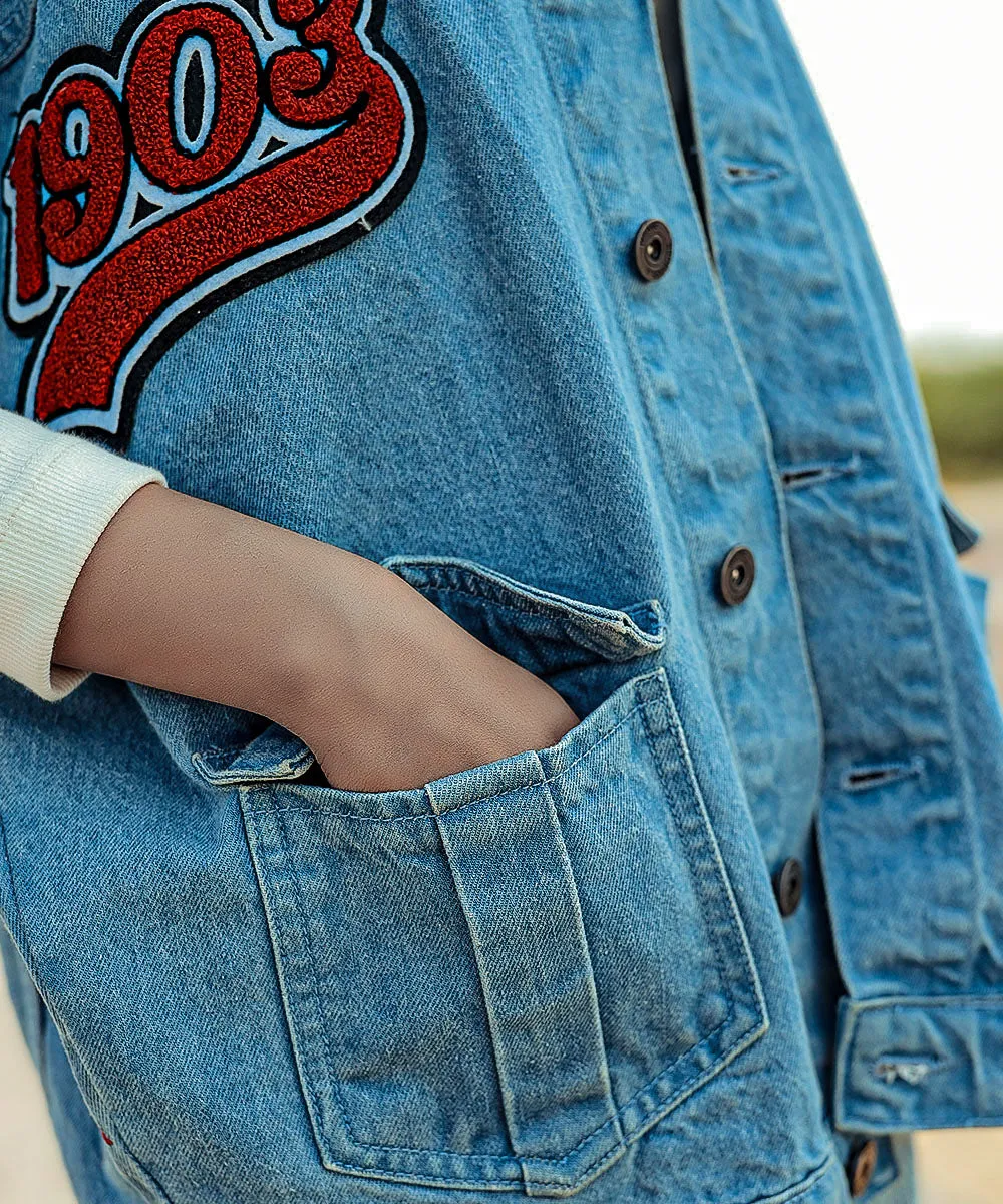 Limited Edition Light Blue Denim Vest Unisex | El Denim Vol. 1: Highway | Weave Wardrobe
