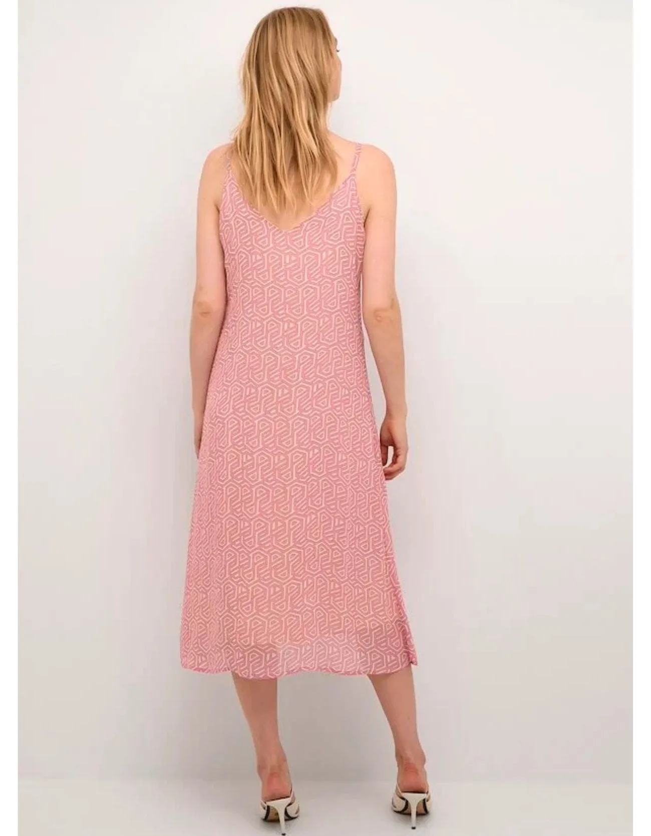 Linea Slip Dress GEOMETRIC PRINT
