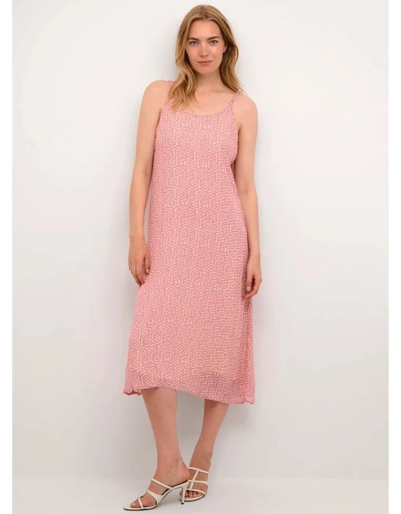 Linea Slip Dress GEOMETRIC PRINT
