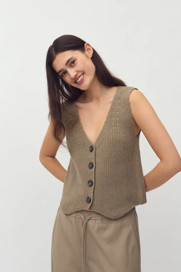 LLina Knit | Brindle Sand