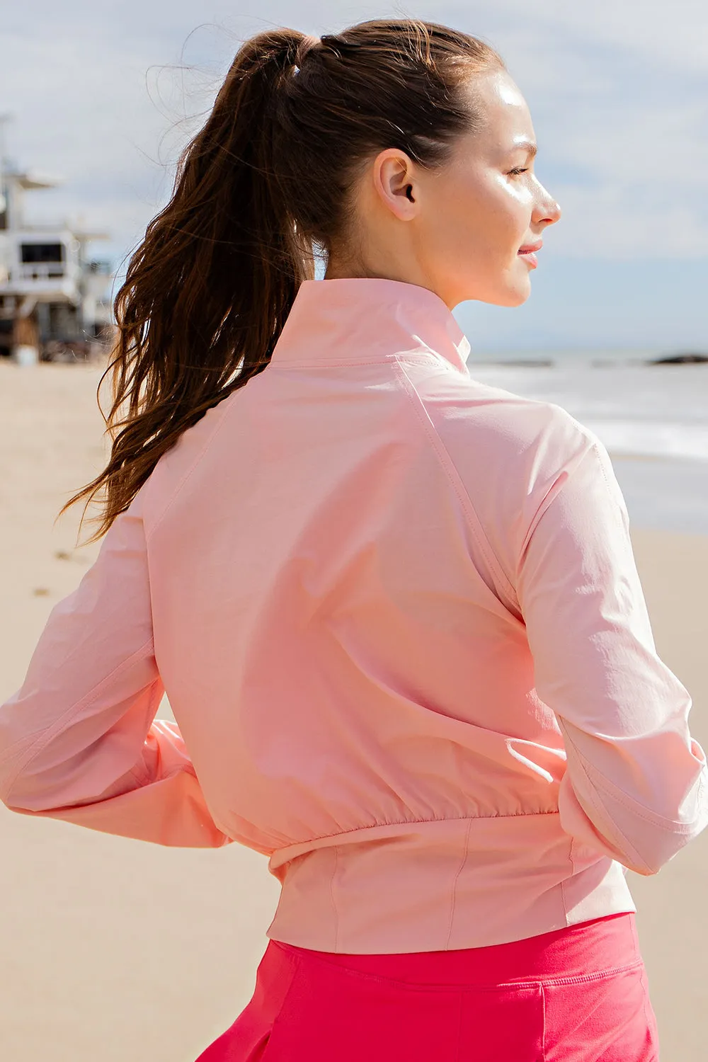 Lola Lightweight Jacket - Salmon