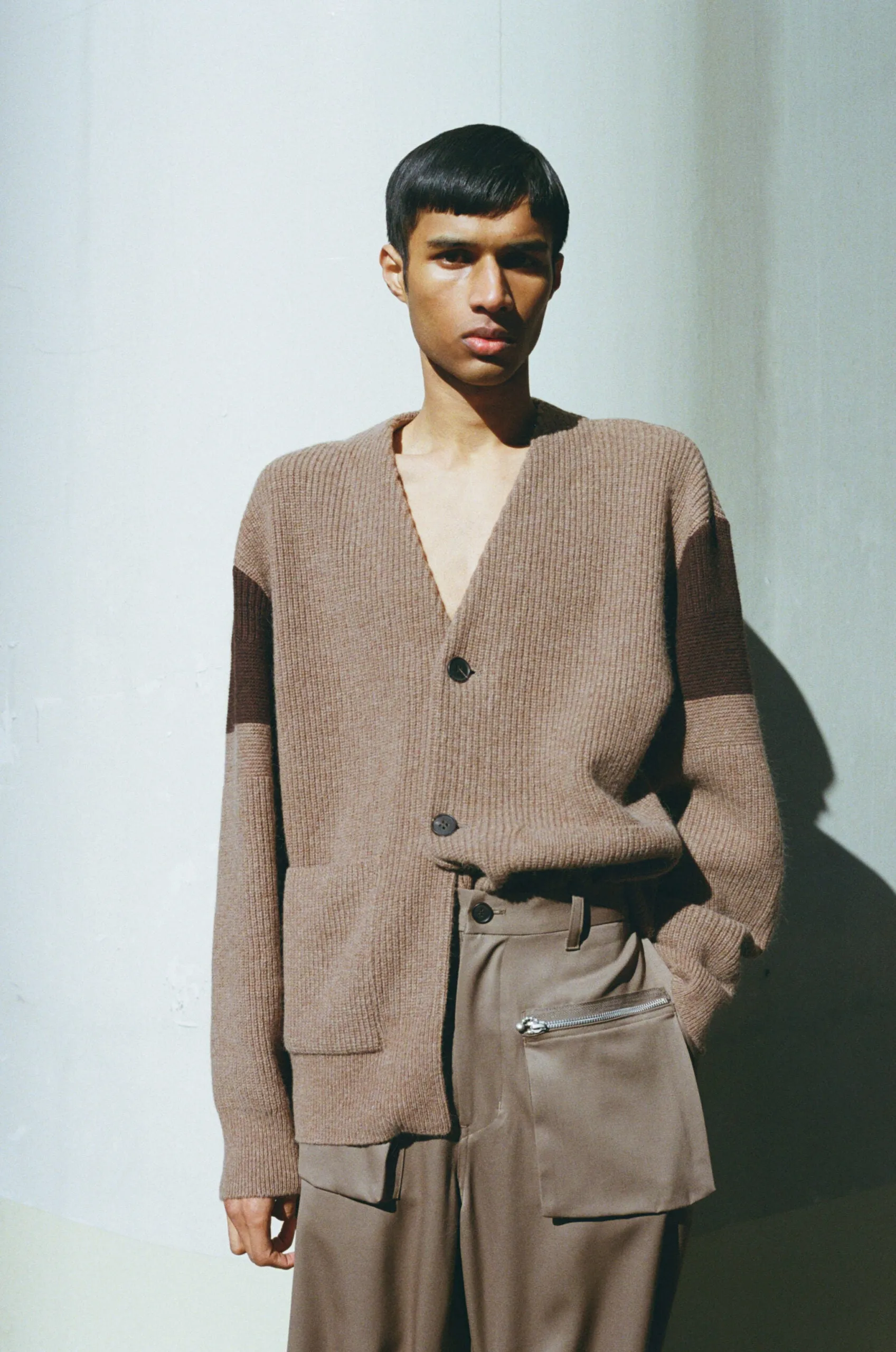 M233-0502 WOOL KNIT CARDIGAN