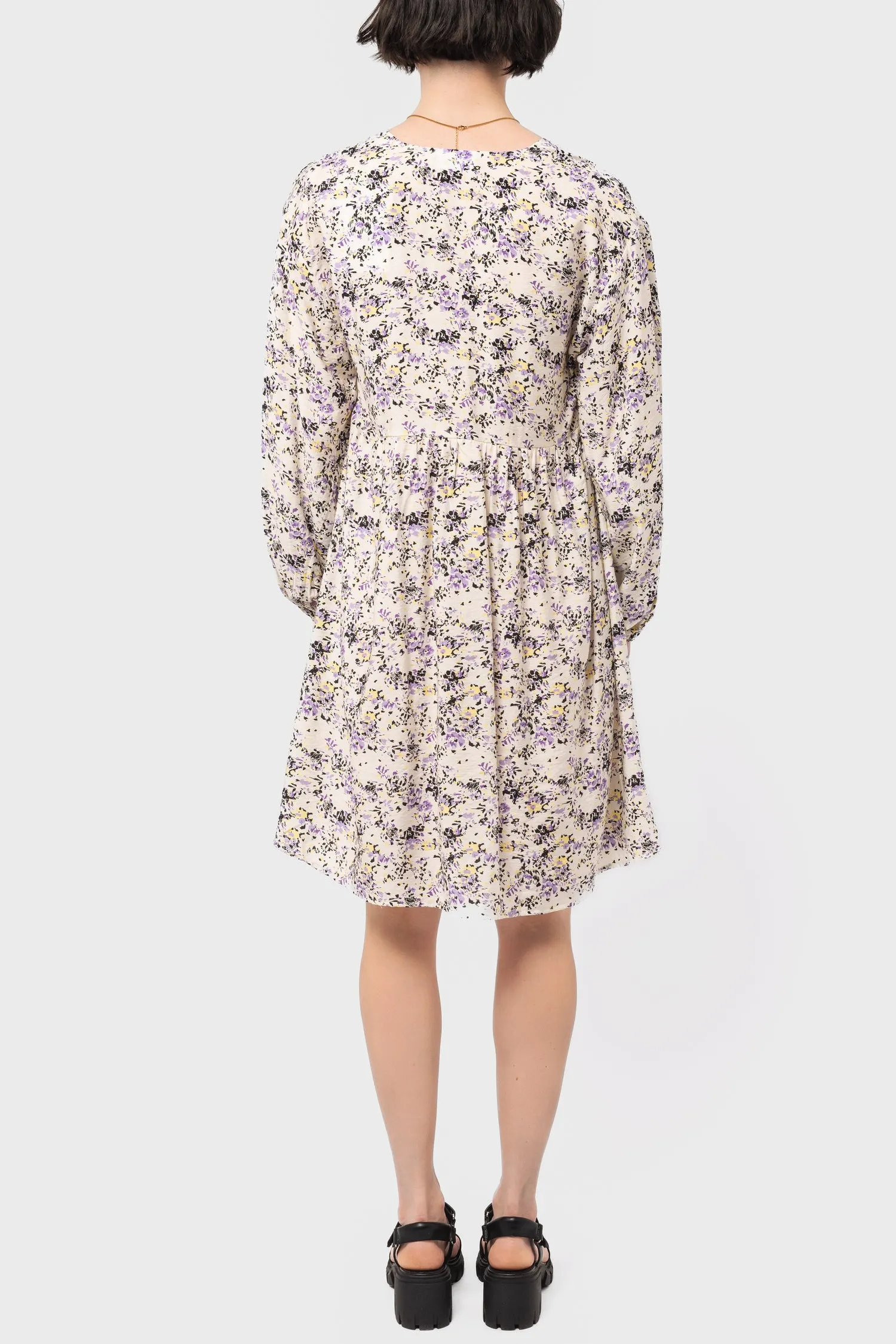 Modiva Short Dress in Broken White