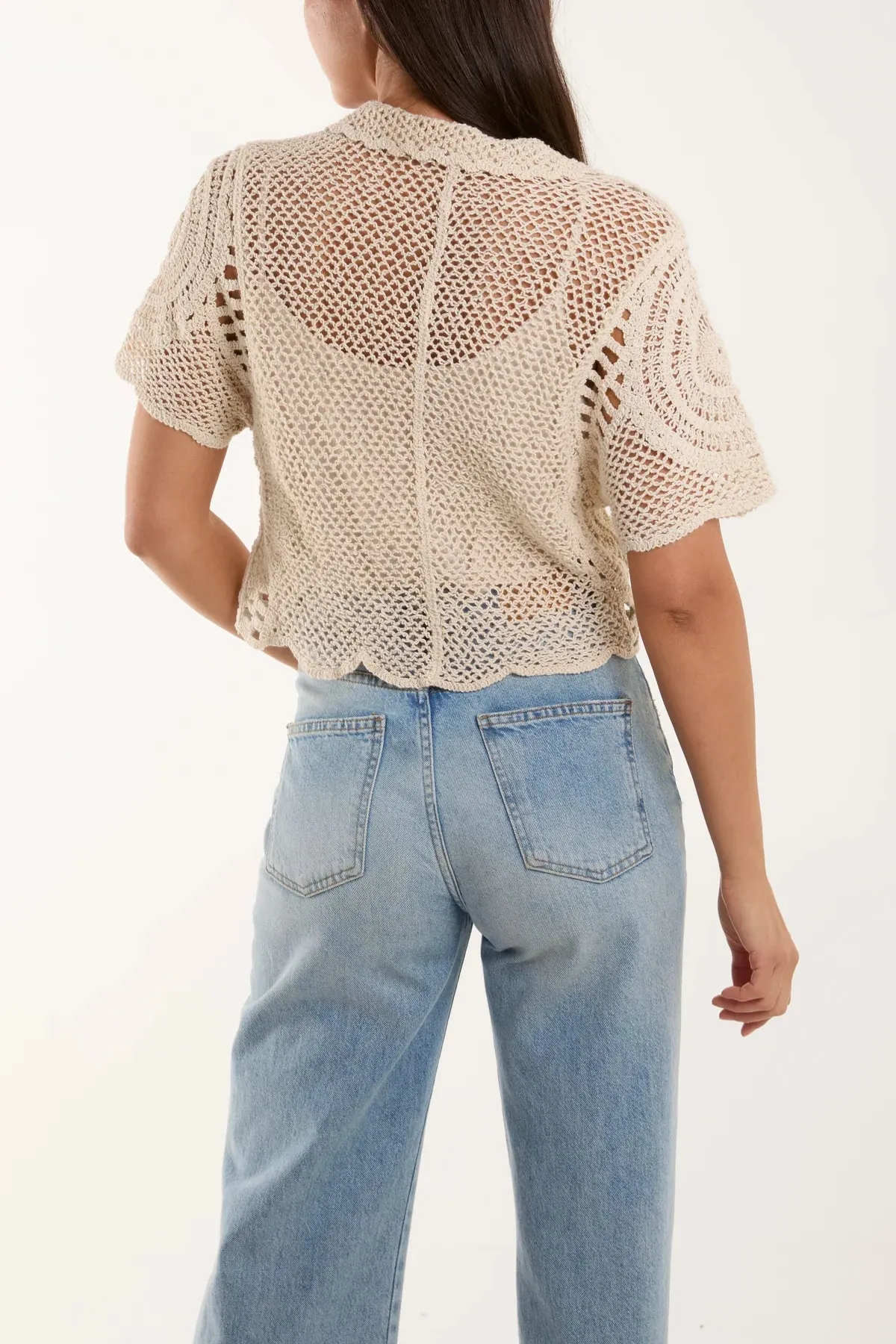 Montana Crochet Knit Cardigan