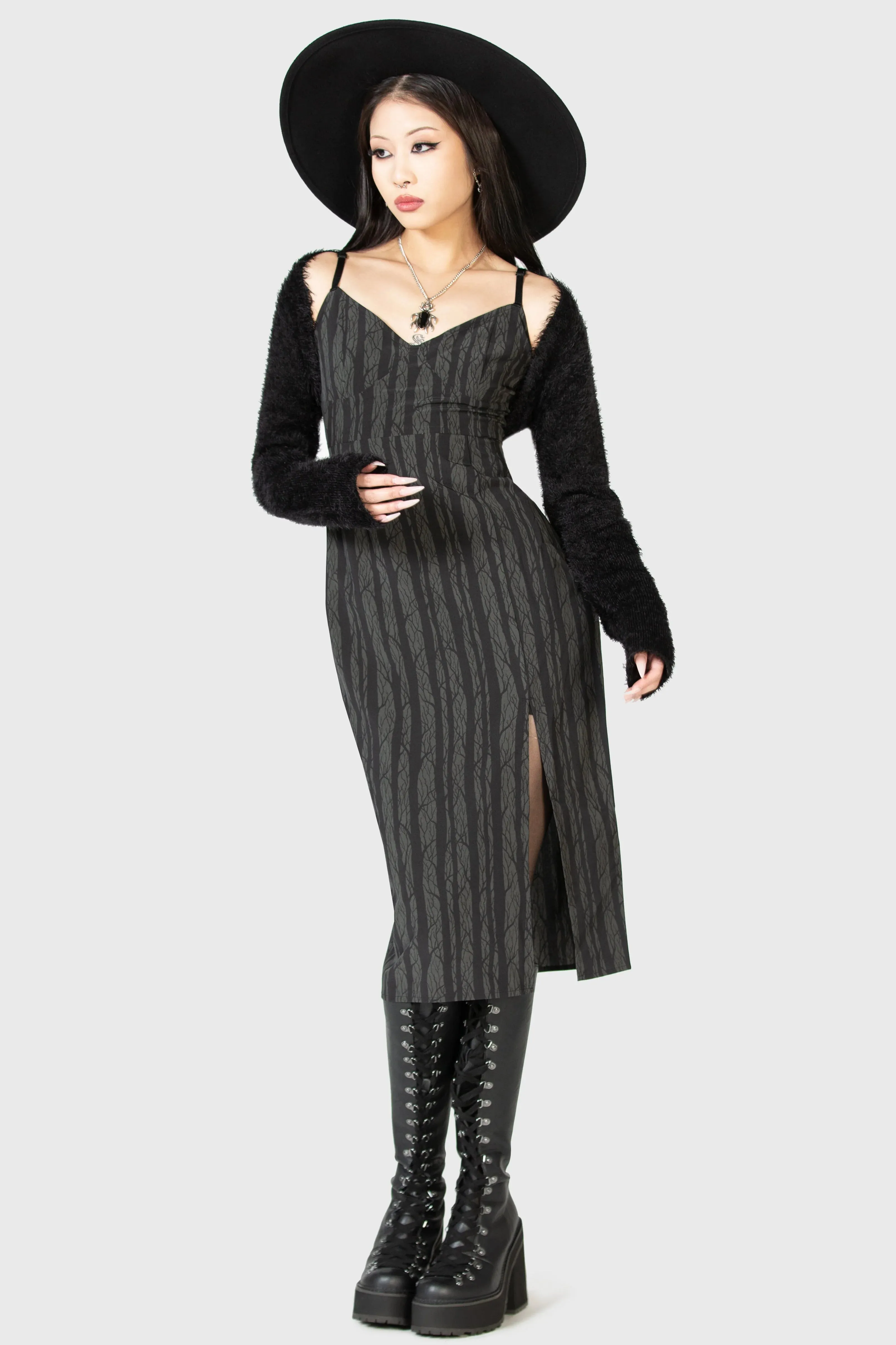Moonlit Beam Slip Dress