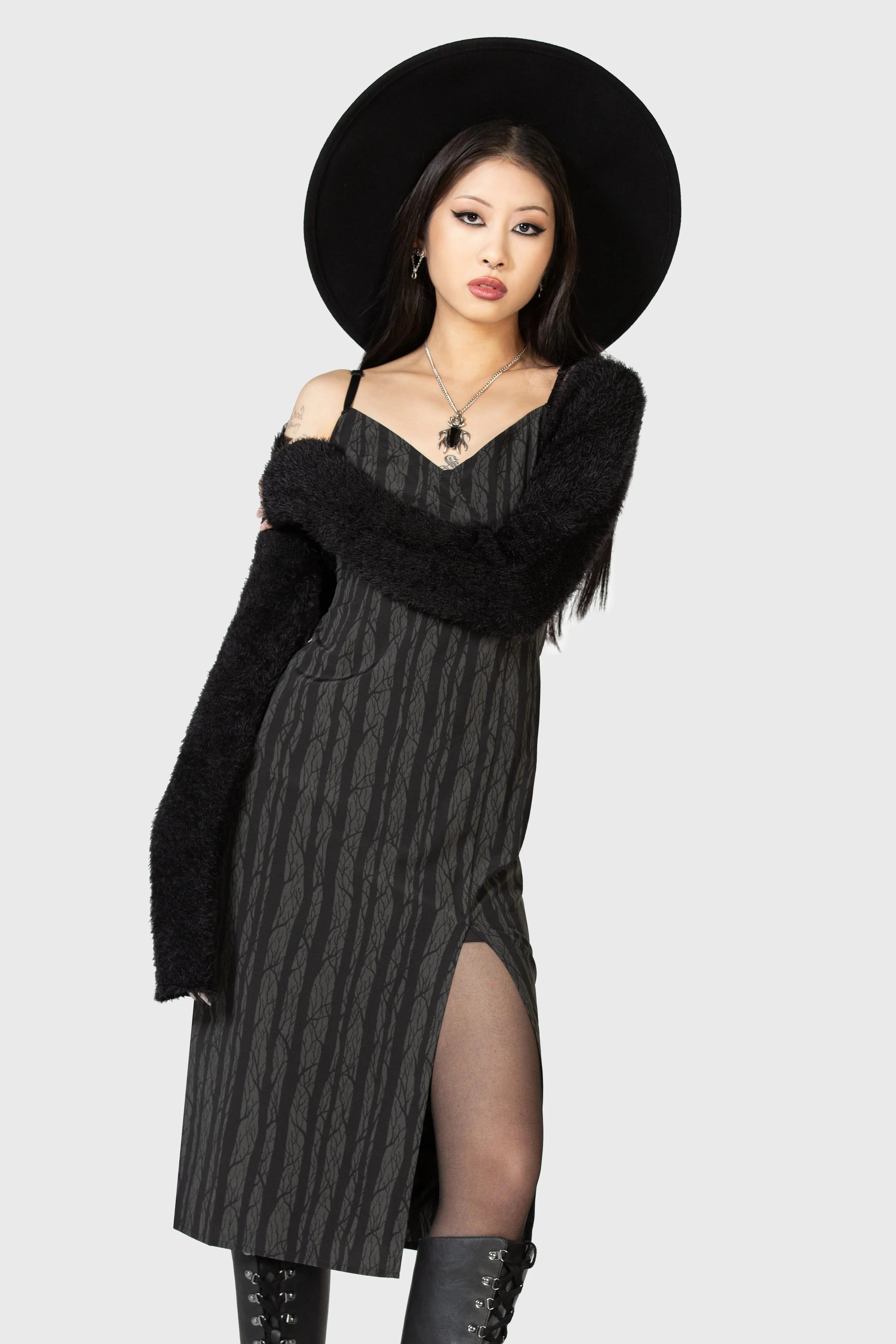 Moonlit Beam Slip Dress