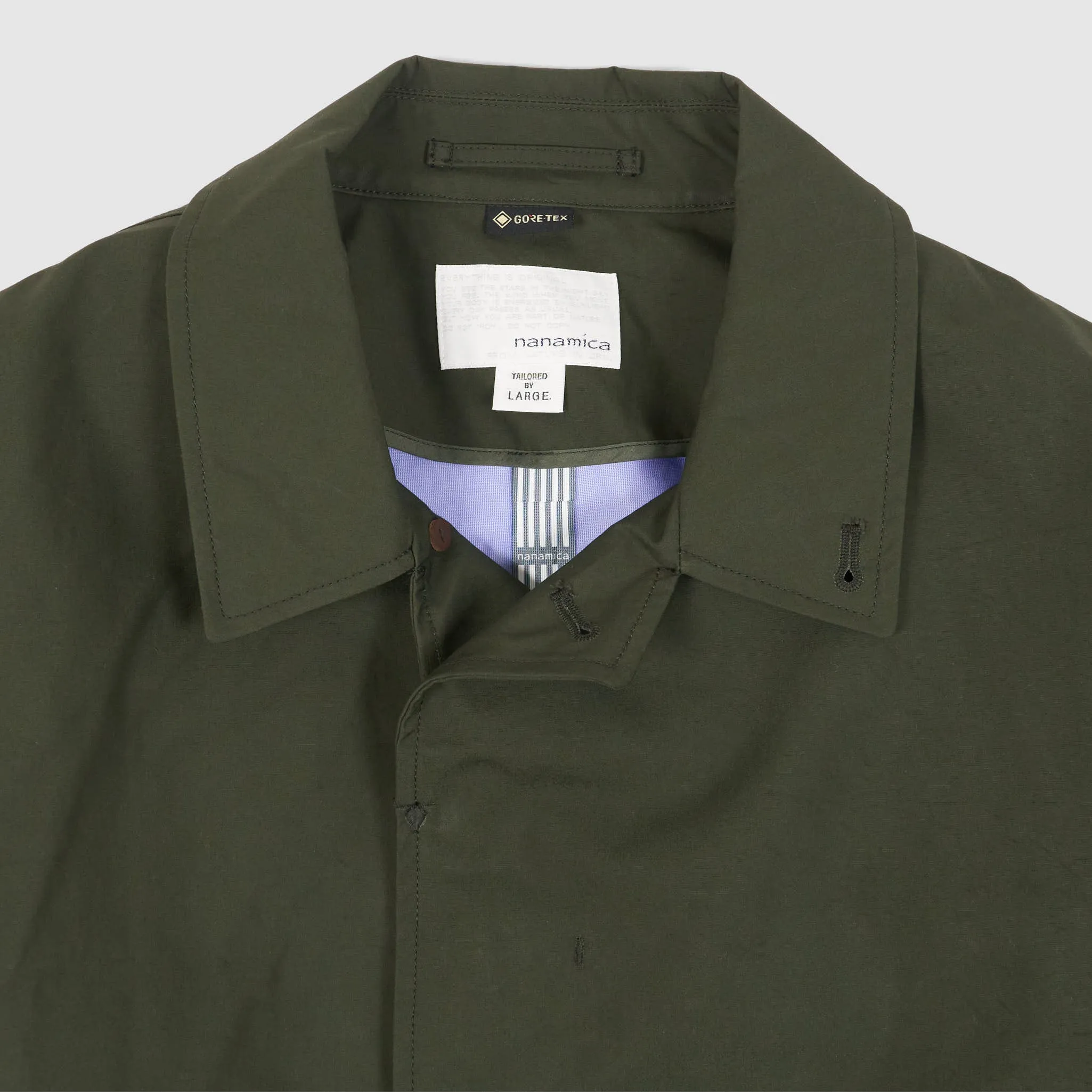 Nanamica Gore-Tex Soutien Collar Coat