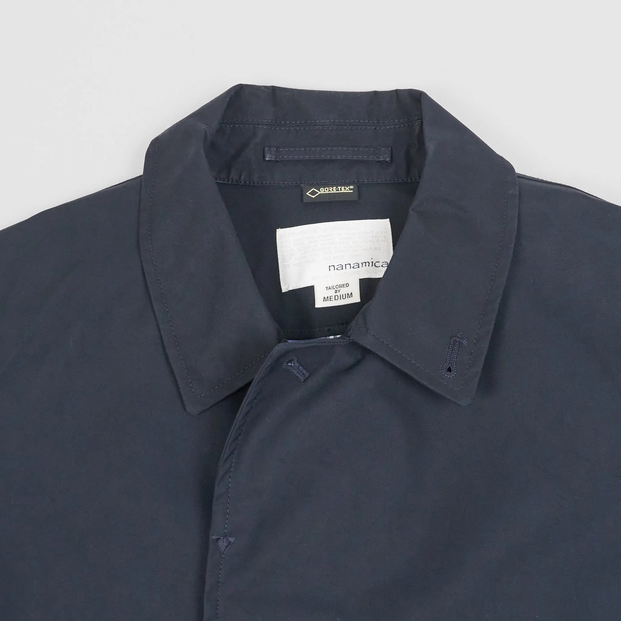 Nanamica Gore-Tex Soutien Collar Coat