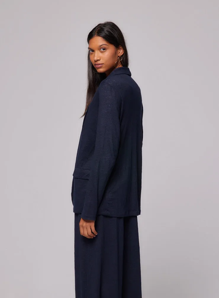 Navy Blue Soft Blazer