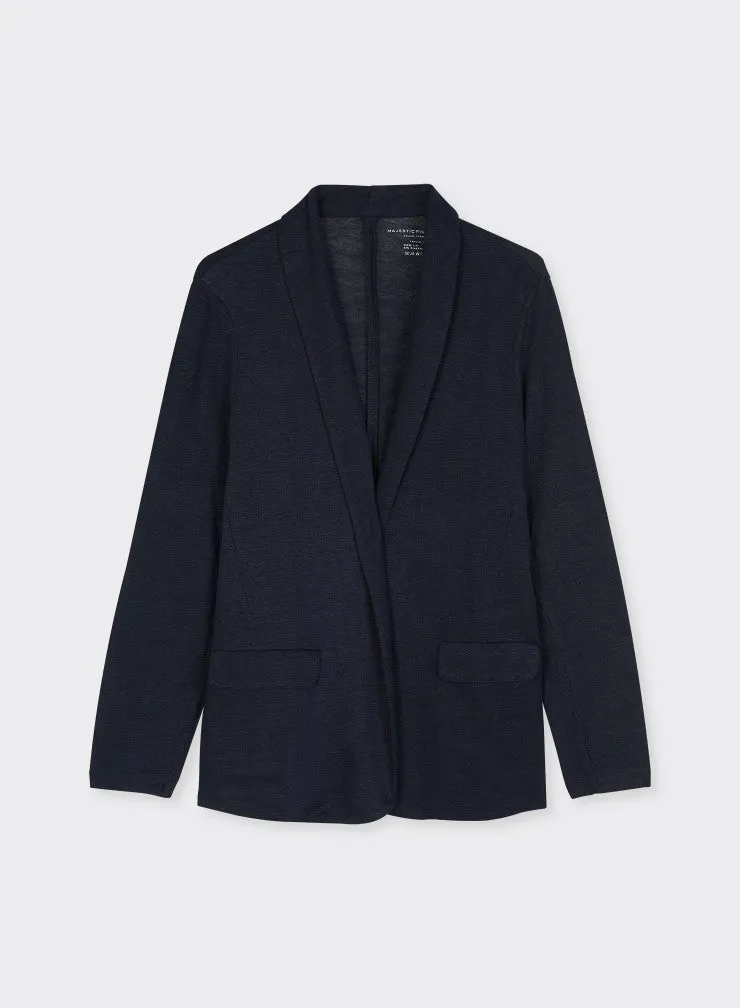 Navy Blue Soft Blazer