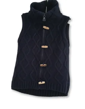 NECK & NECK navy wool knitted duffle vest 4 years 92-106 cm Boys Children