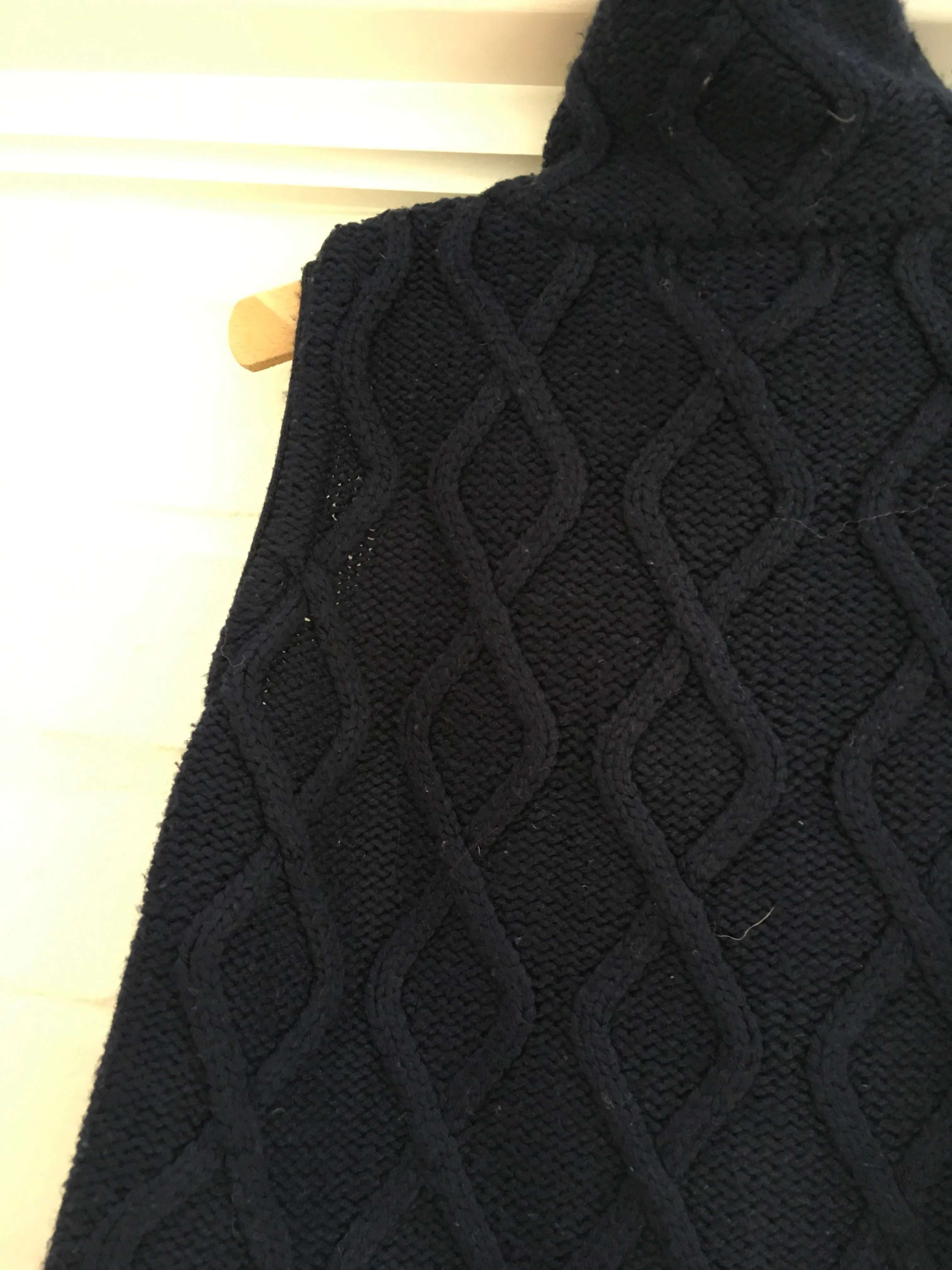 NECK & NECK navy wool knitted duffle vest 4 years 92-106 cm Boys Children