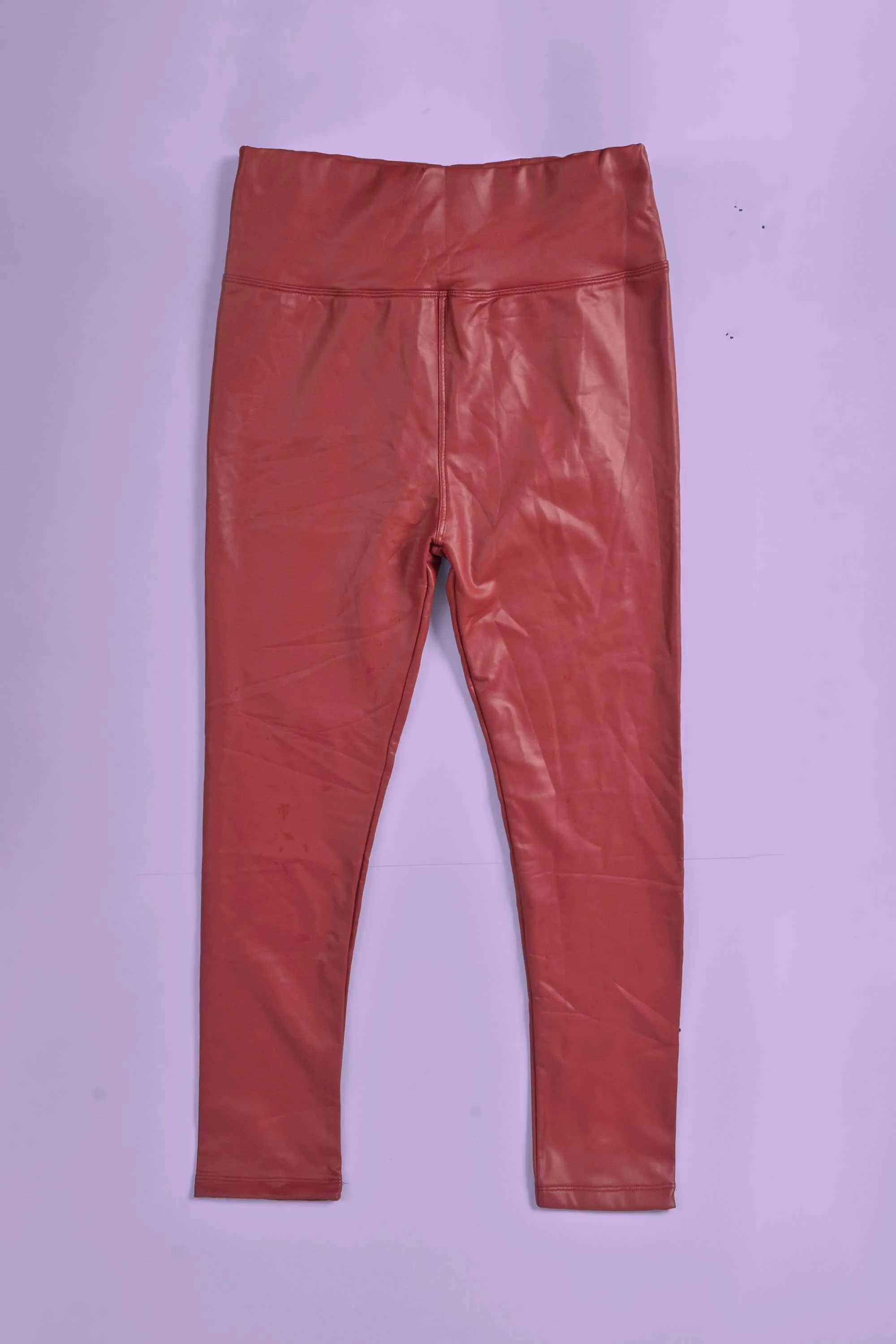 OL Women's Skinny Fit Faux Leather Pants