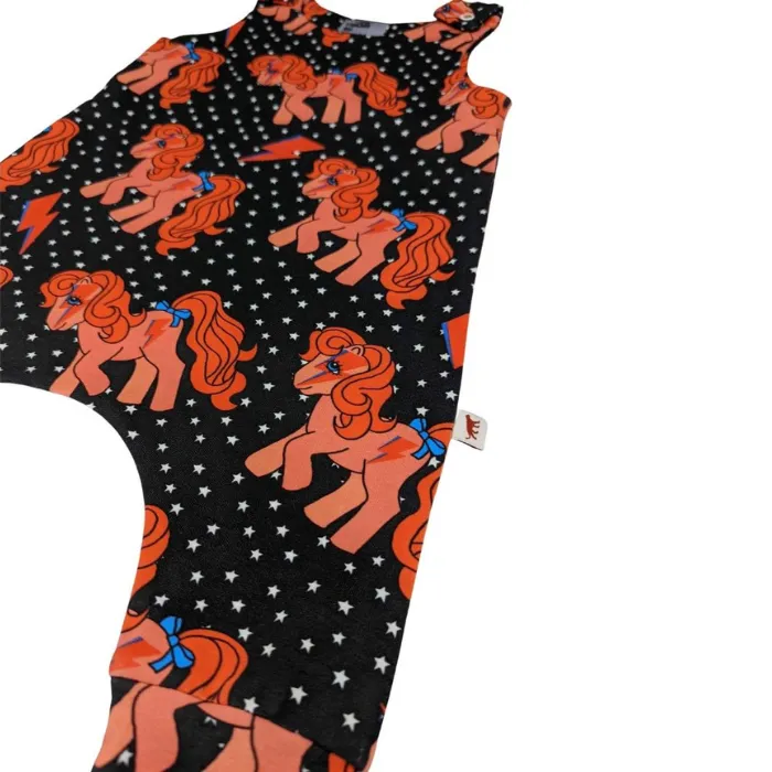Organic Baby Romper - Bowie Pony