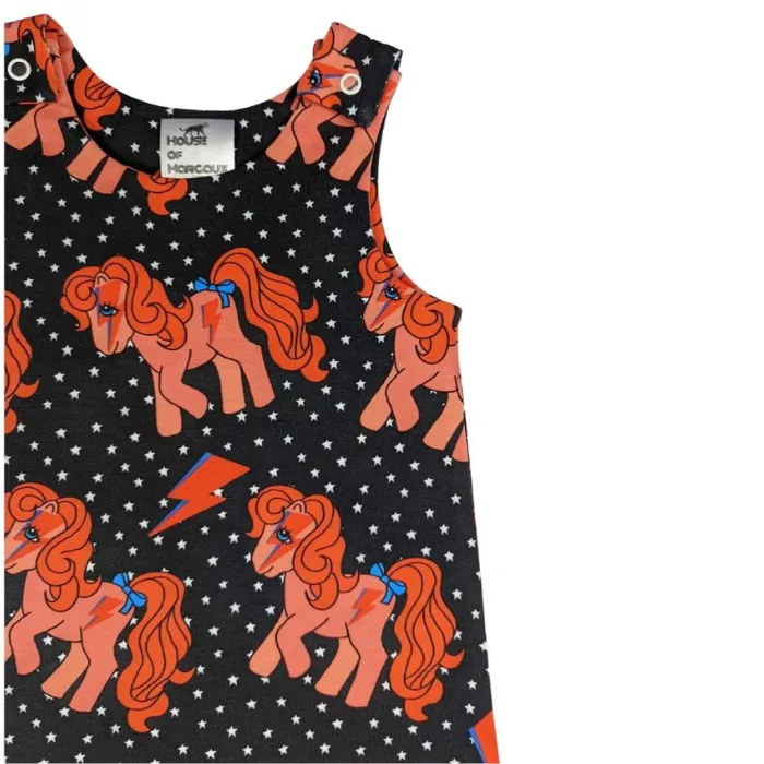 Organic Baby Romper - Bowie Pony