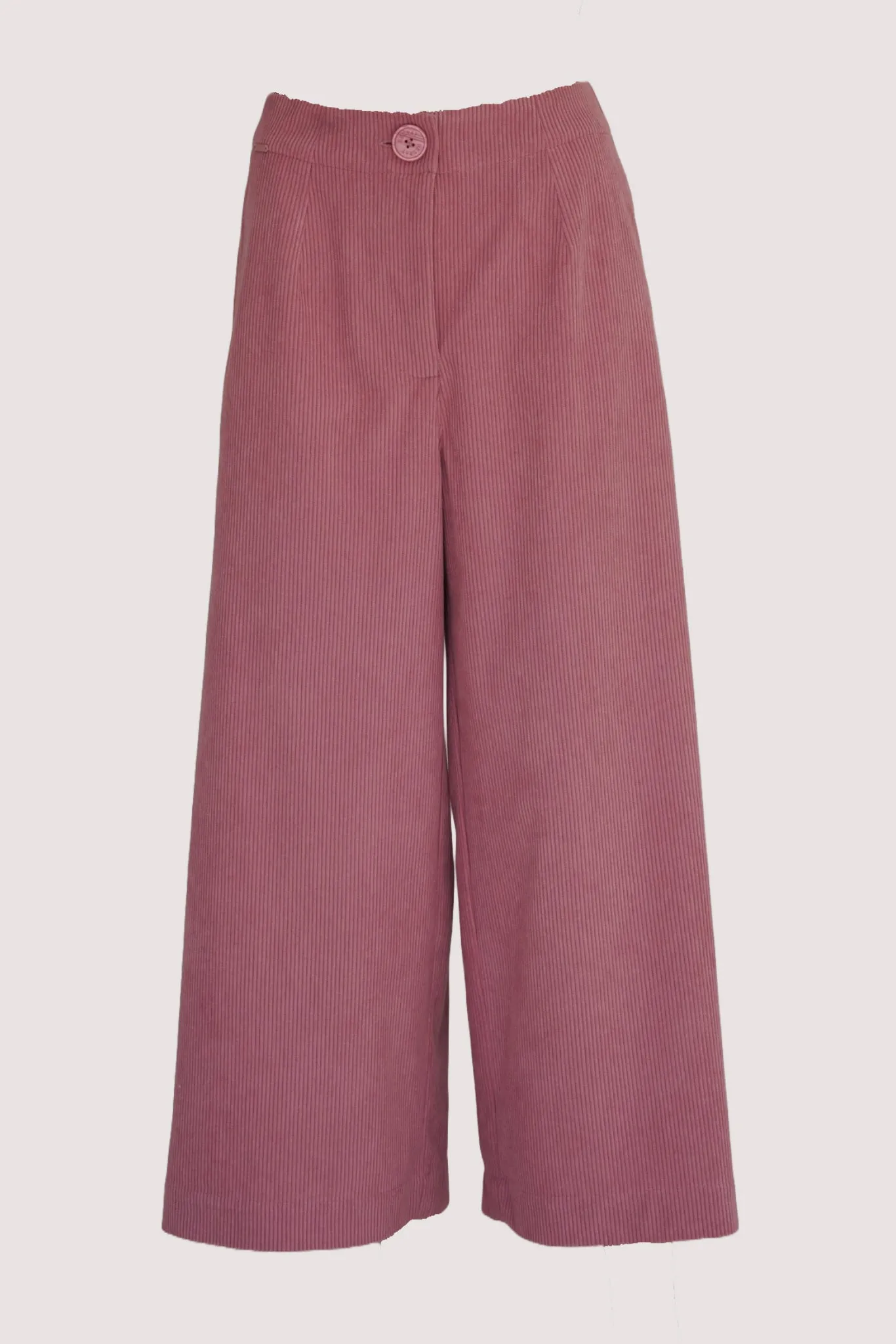 Pink Corduroy Palazzo Pants