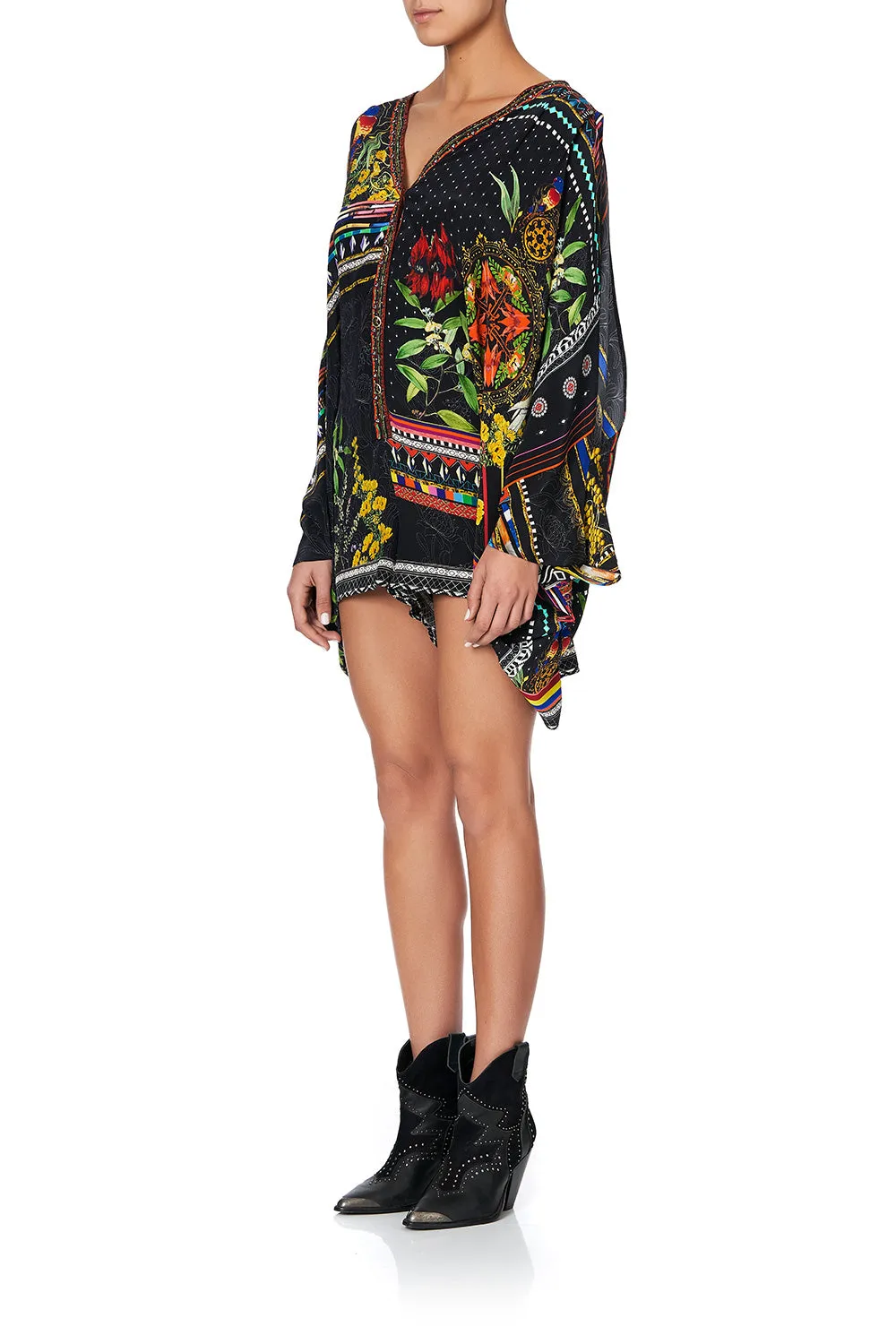 PLAYSUIT WITH SLEEVE SPLIT BLACKHEATH BETTY