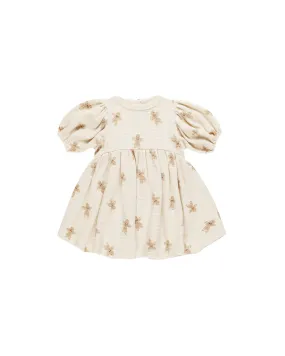 Quincy Mae Waffle Babydoll Dress || Gingerbread