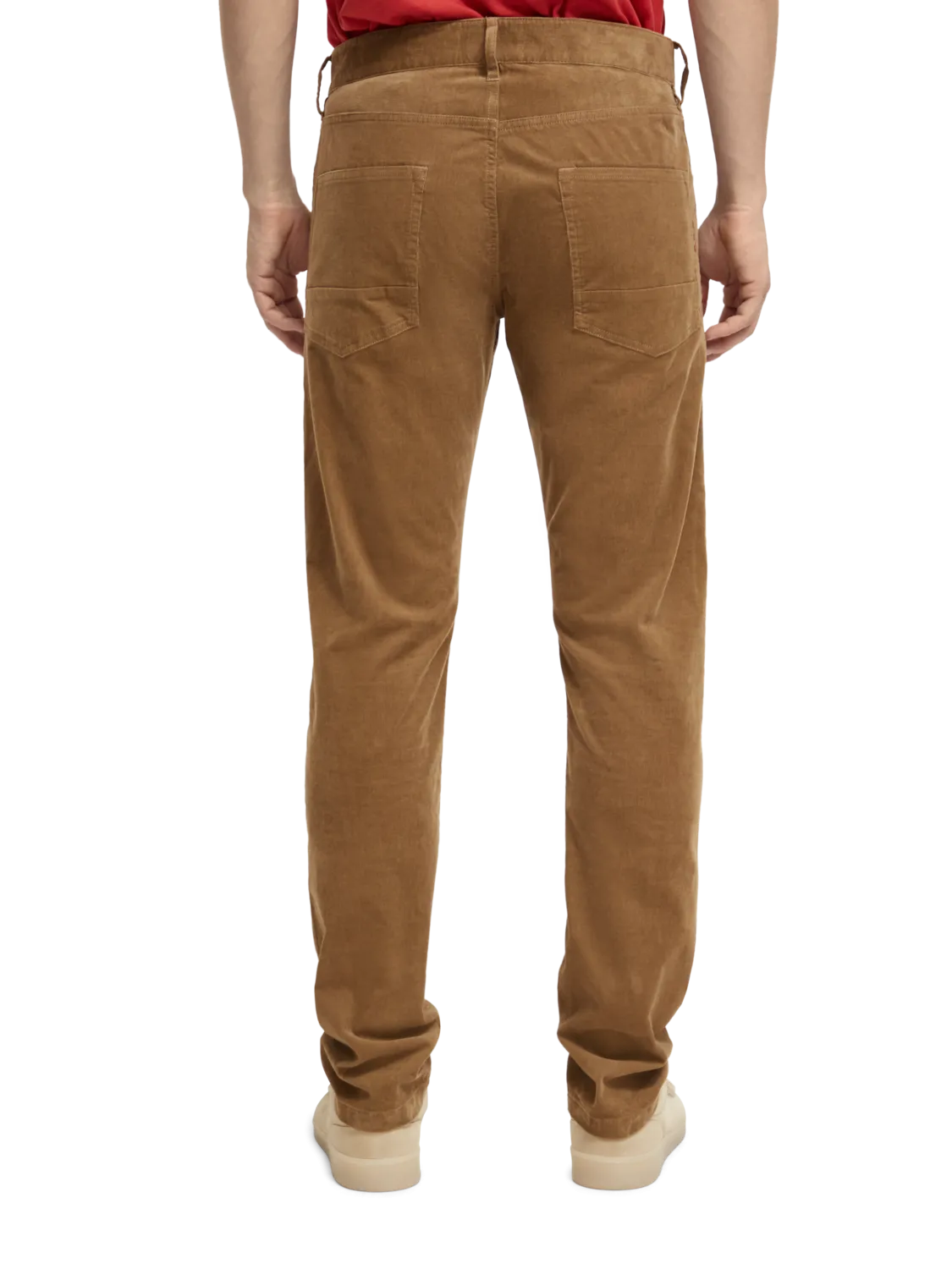 Ralston 5 Pocket Fine Corduroy Pant in Taupe