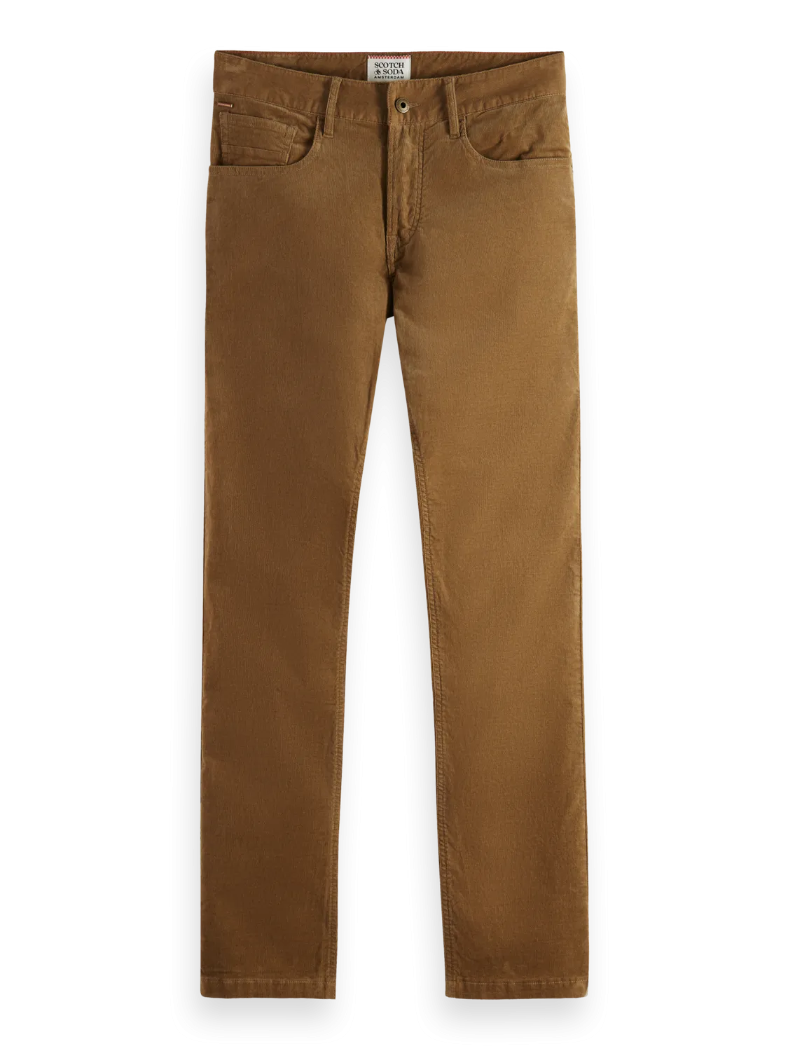 Ralston 5 Pocket Fine Corduroy Pant in Taupe