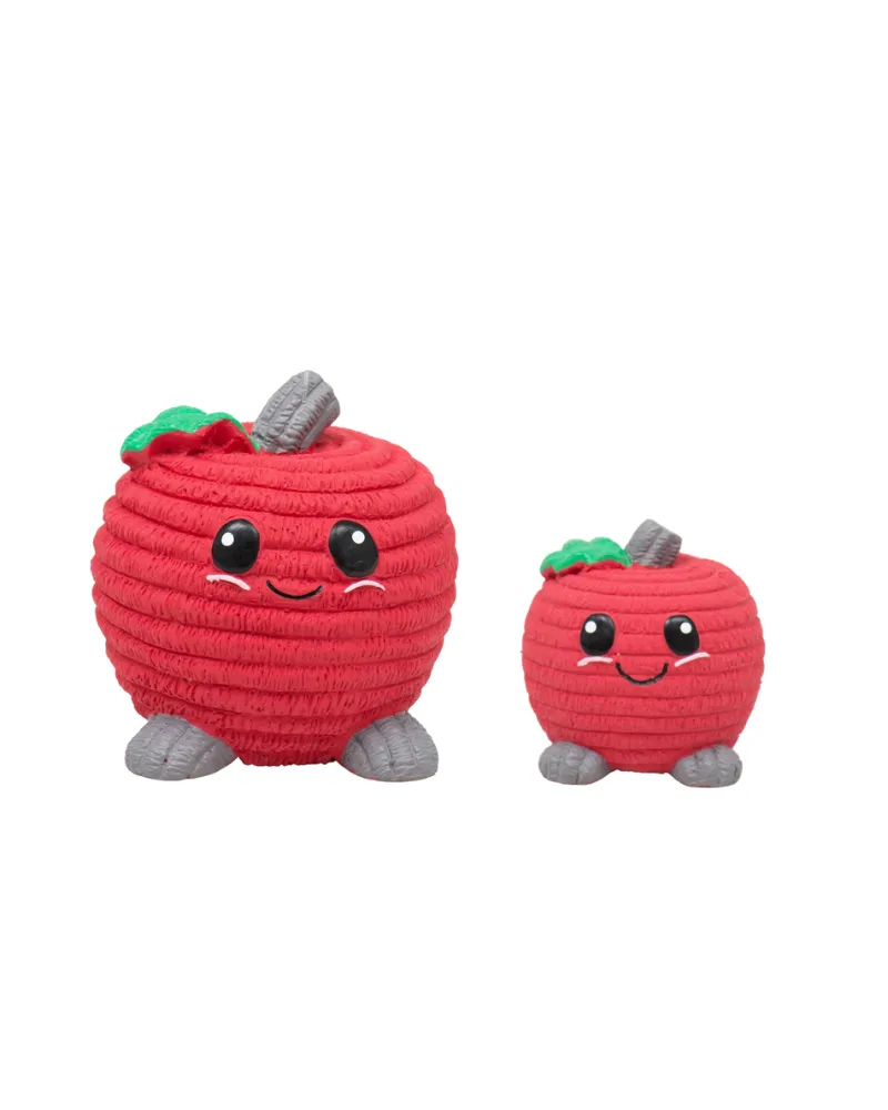 Red Apple Ruff-Tex Latex Dog Ball Toy