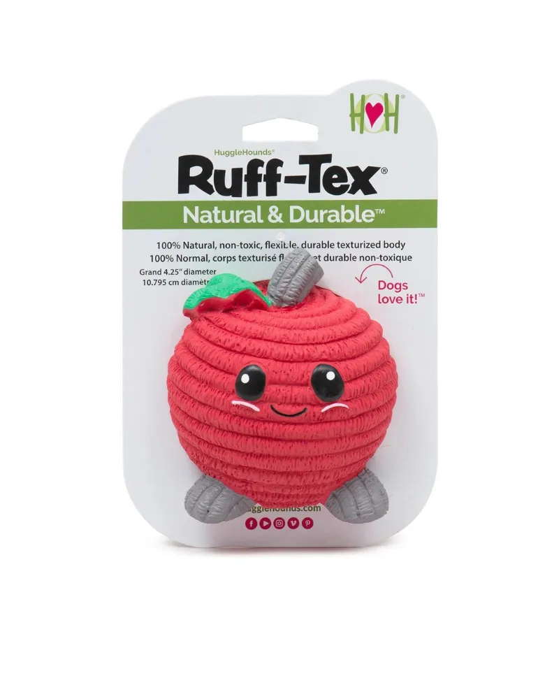 Red Apple Ruff-Tex Latex Dog Ball Toy