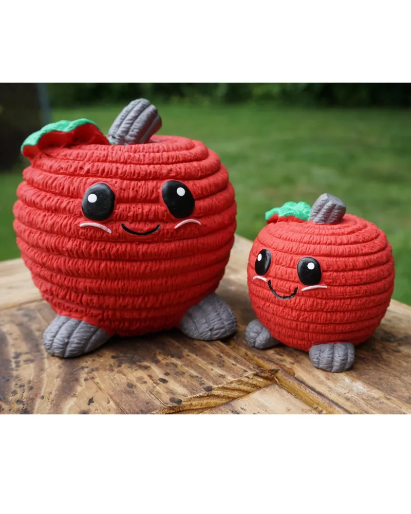 Red Apple Ruff-Tex Latex Dog Ball Toy