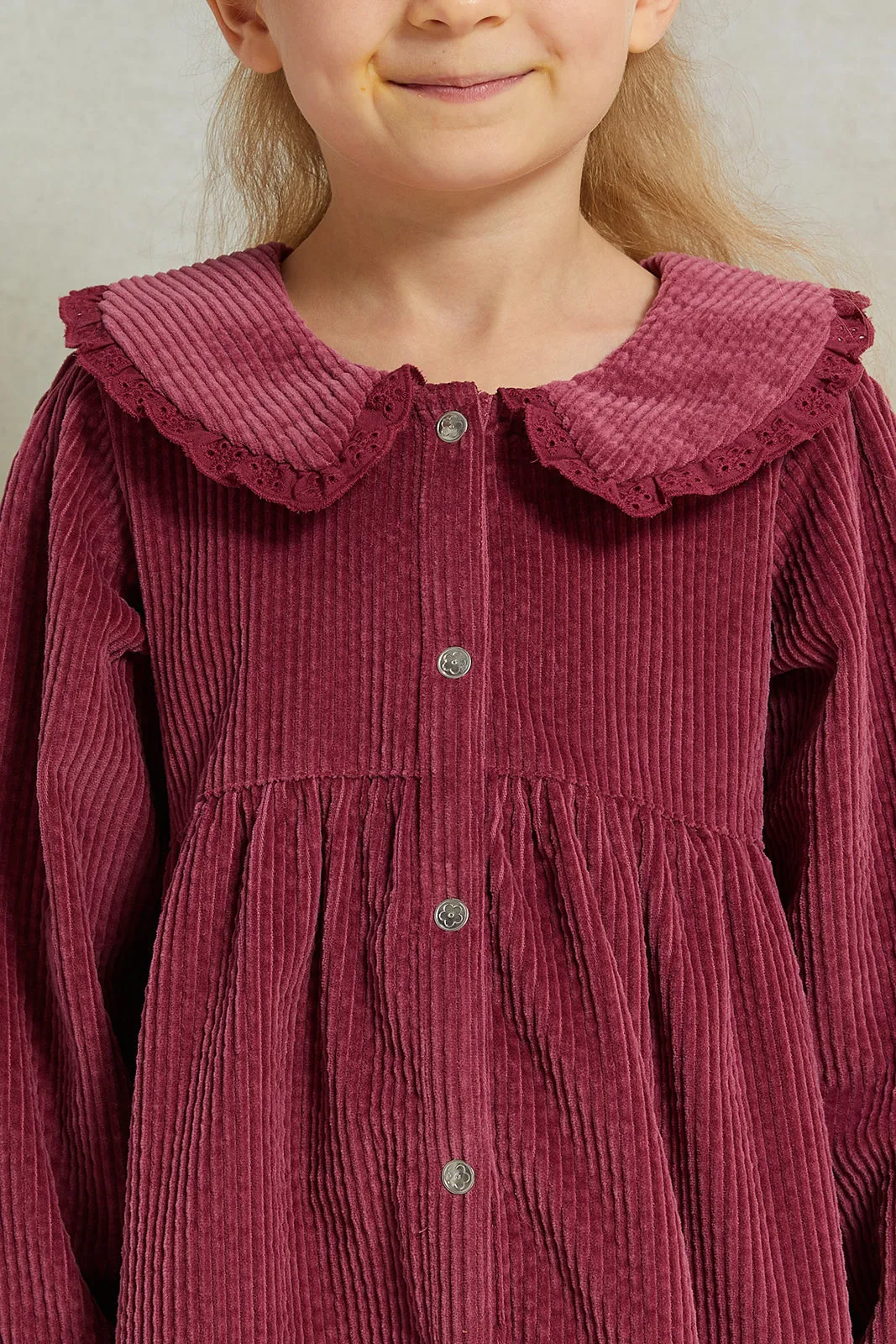 Red Corduroy Dress