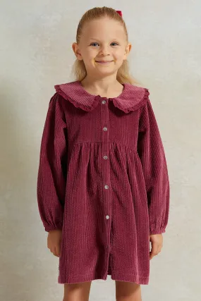 Red Corduroy Dress