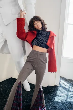 Red Cropped Jacket