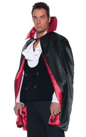 Reversible Black And Red Cape