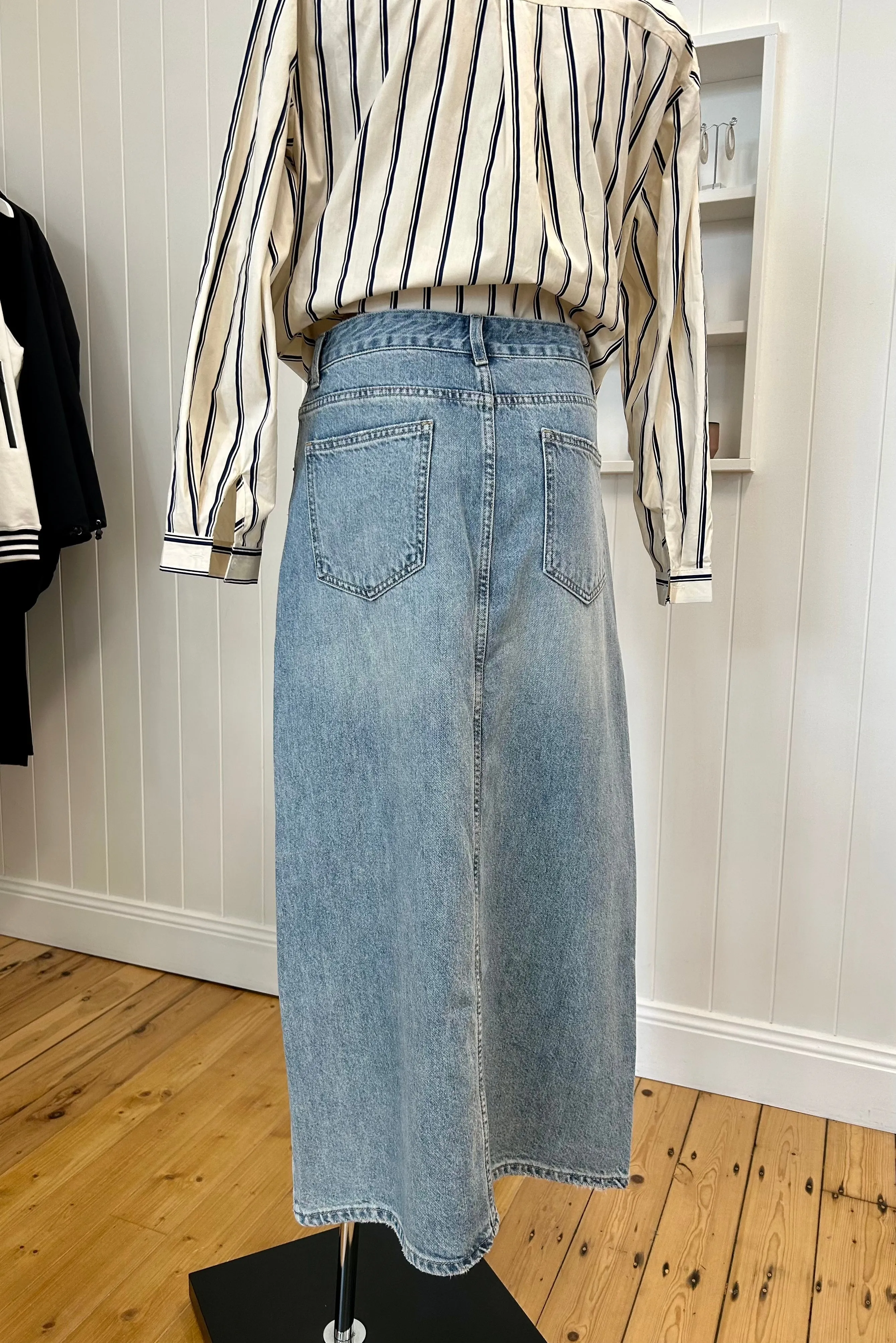 Roxy skirt - mid wash denim