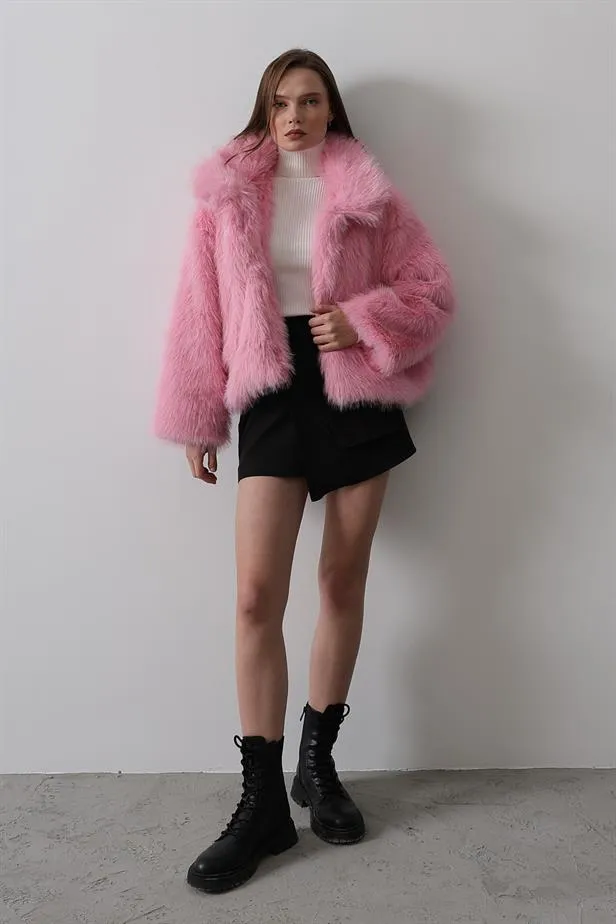 RYN Fur Collar - Pink - Ashburn