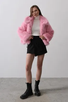 RYN Fur Collar - Pink - Ashburn