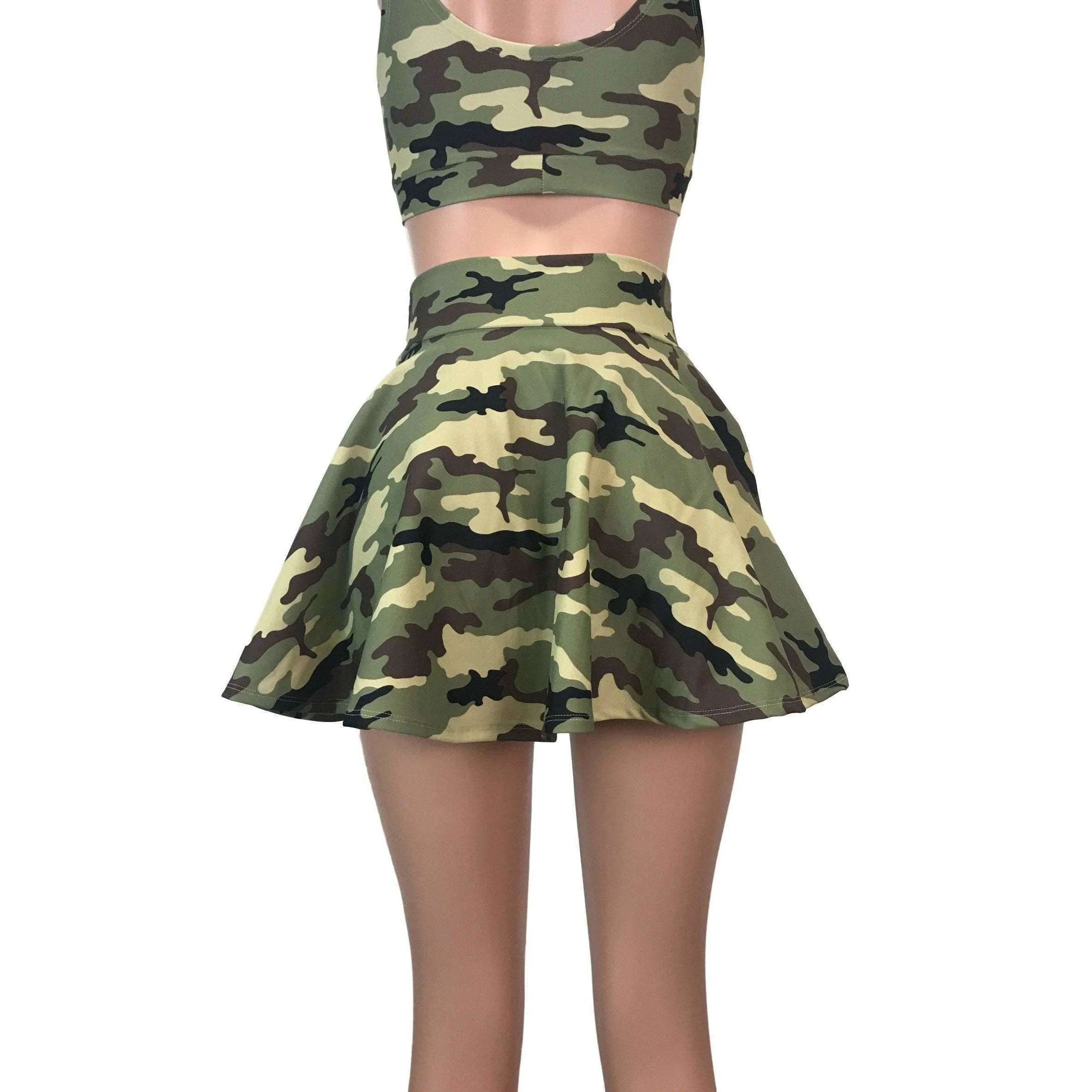 SALE - XL Skater Skirt - Camo