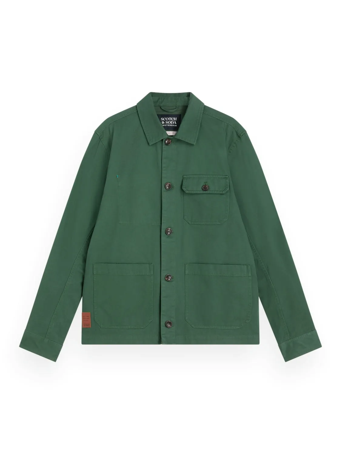Scotch & Soda Pine Green Trucker Jacket