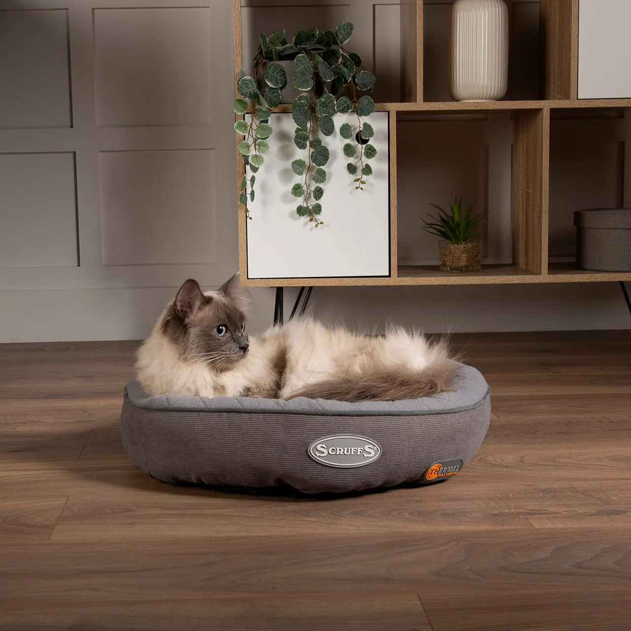 Scruffs - Thermal Ring Bed Grey (50cm)