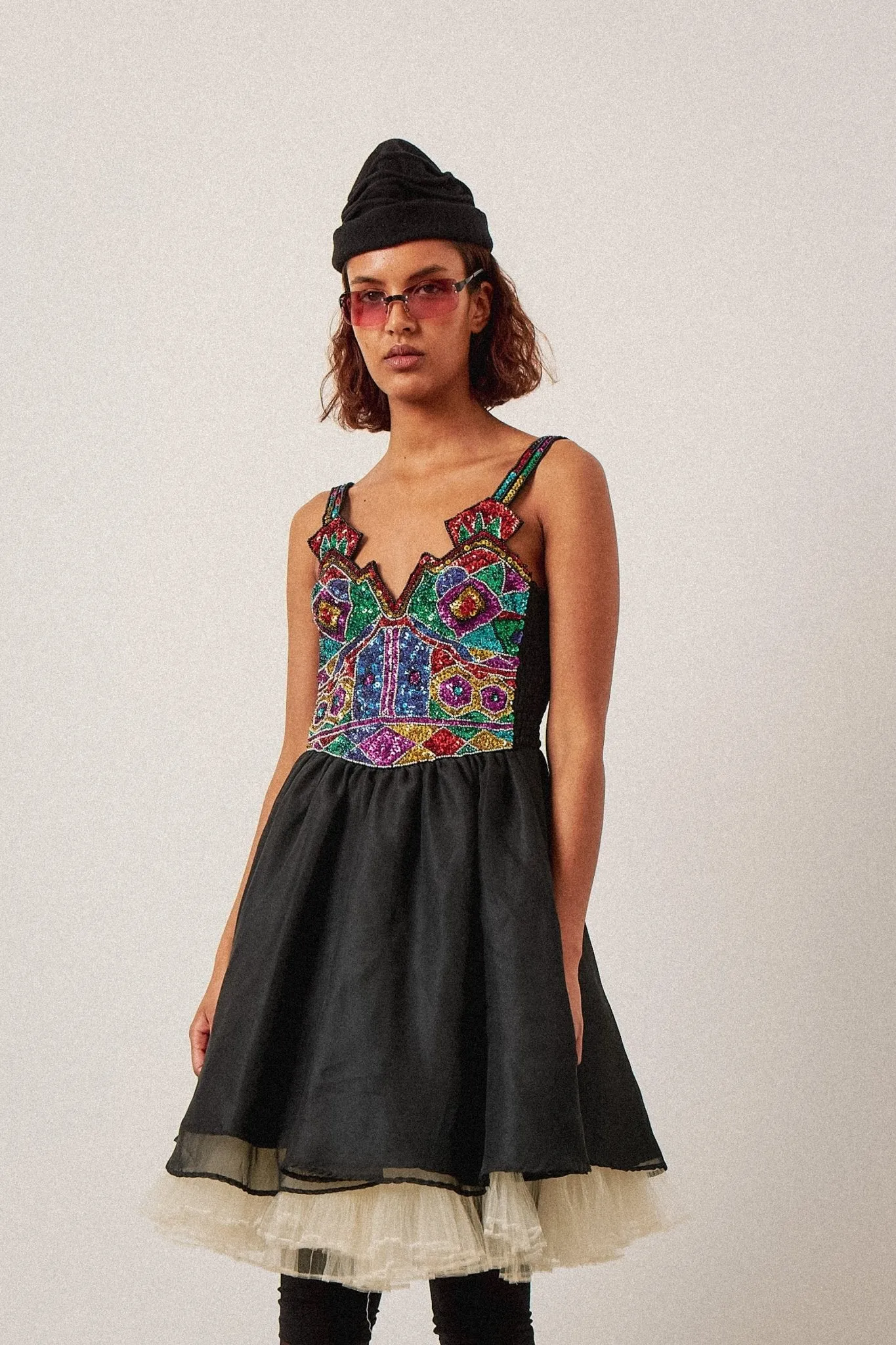 Sequin Bodice Dress