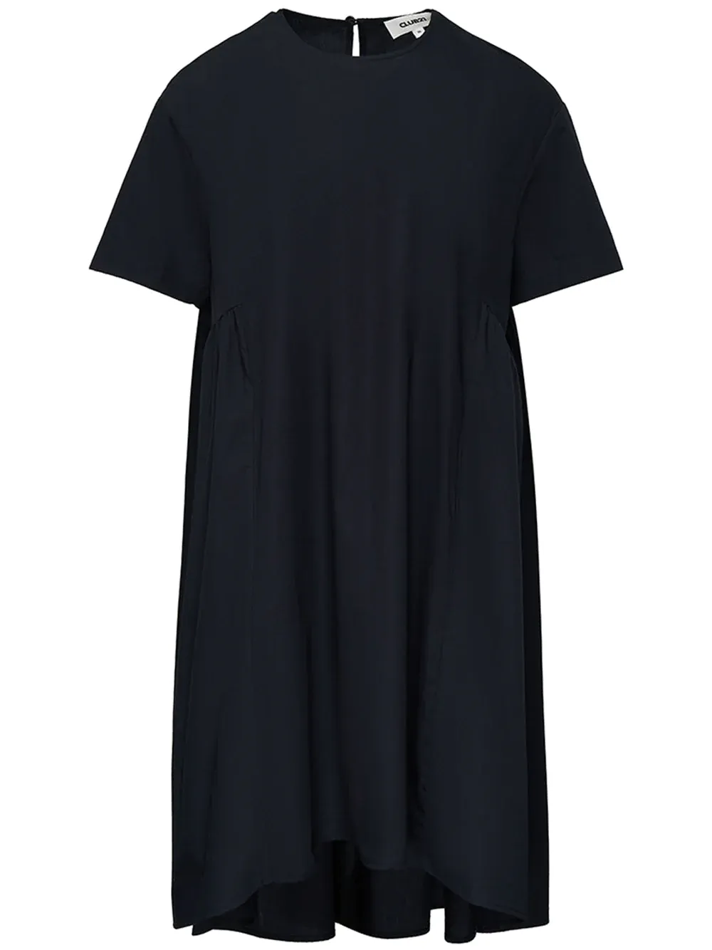 Silky Cotton Poplin Cape Black