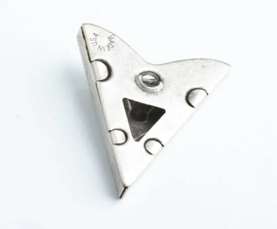 Skull and Bones Collar Tip, Jolly Roger, 32x35mm, Antique Silver, Made in USA, pack of 2