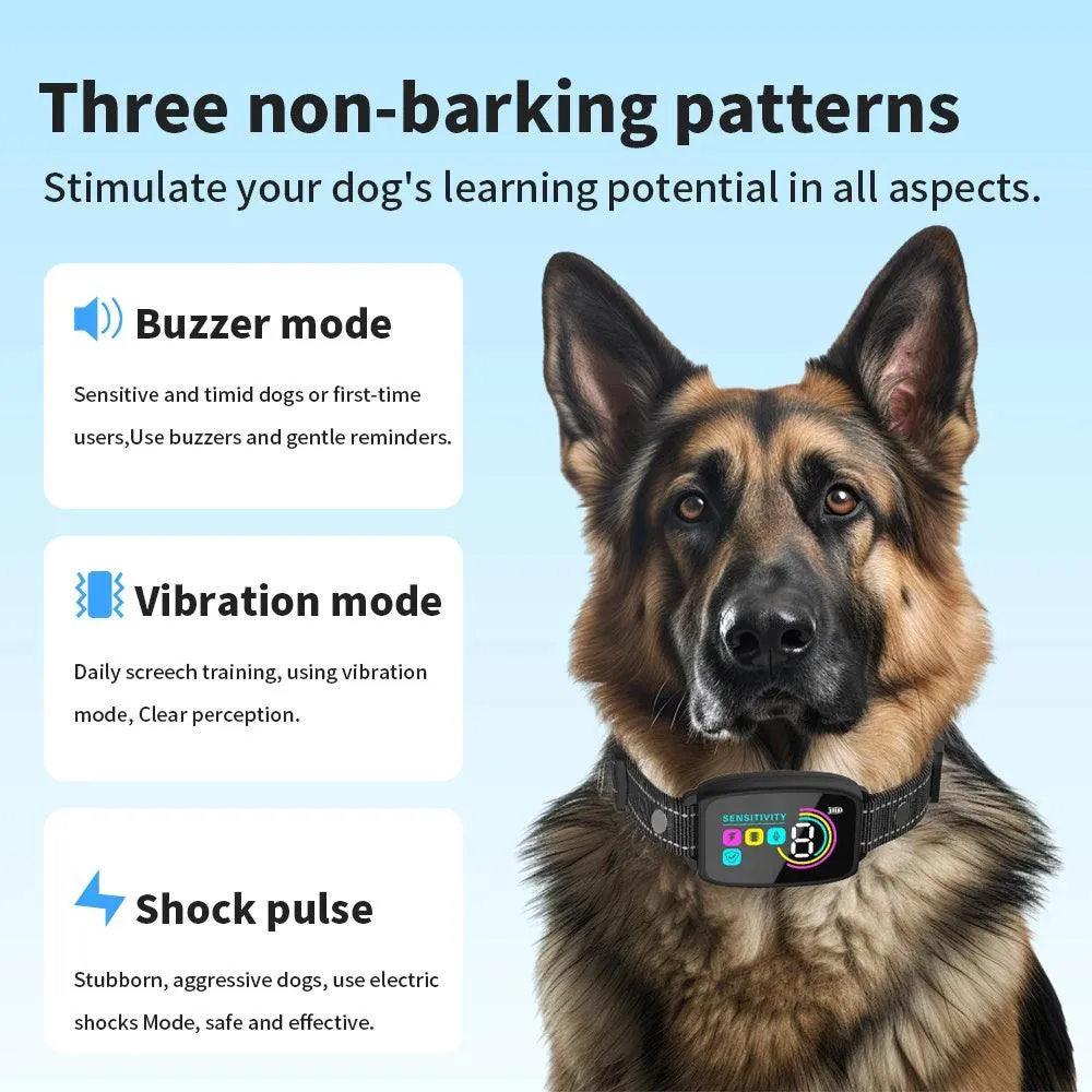 Smart & Safe: Train Your Pup with the Anti-Bark Collar (AI, Multi-Mode, Rechargeable)