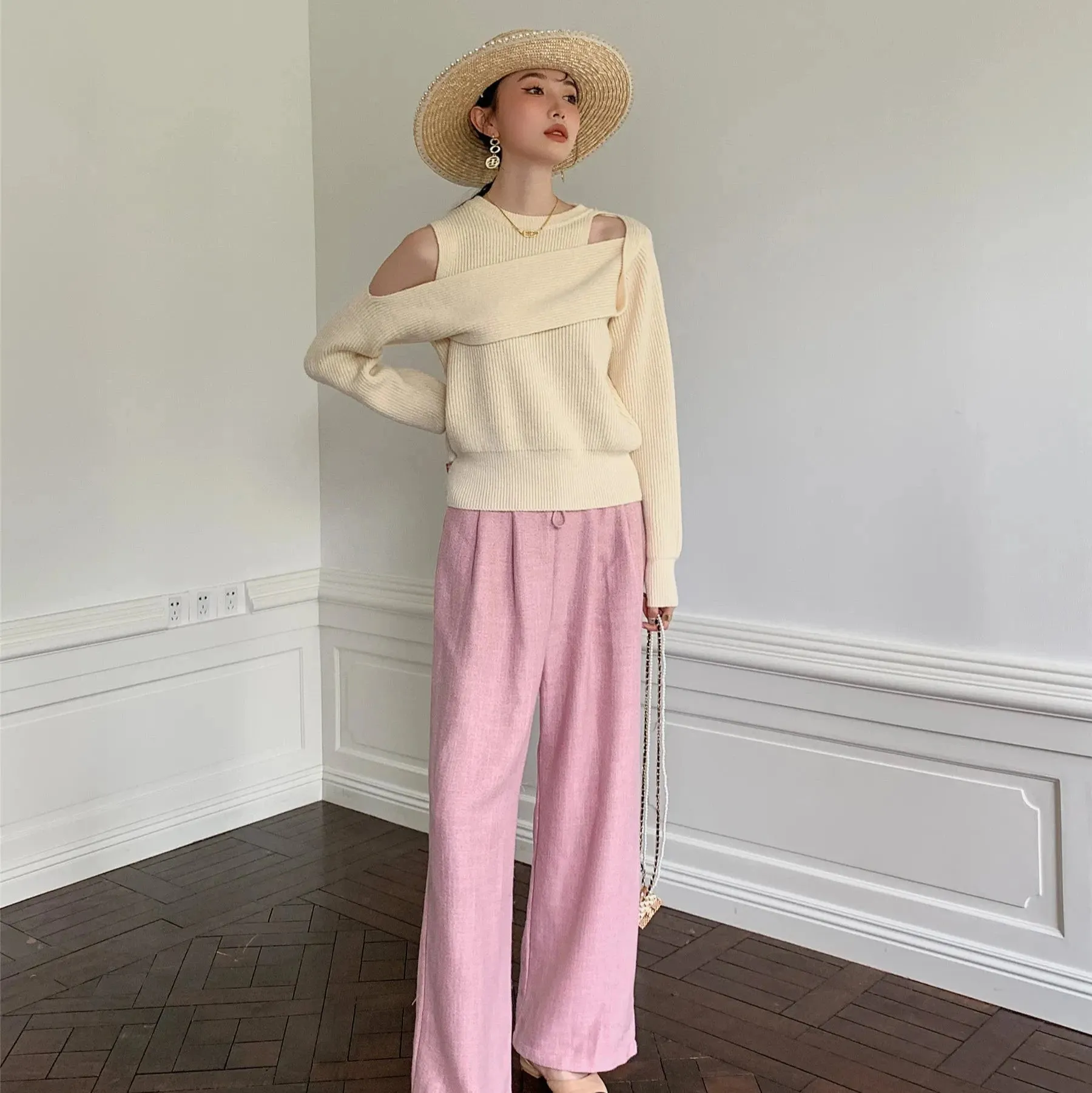 Sorina Cut Out Knit Sweater