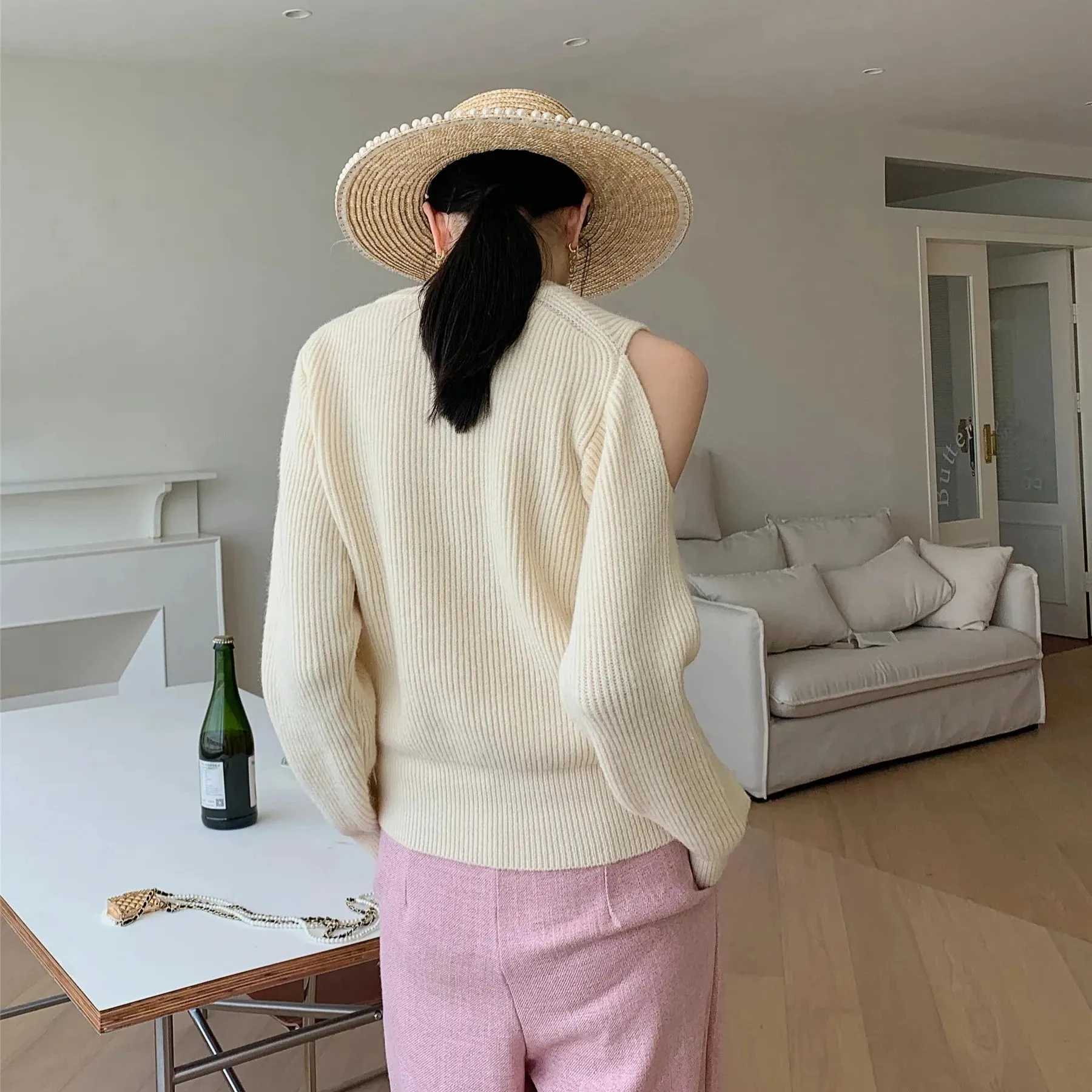 Sorina Cut Out Knit Sweater
