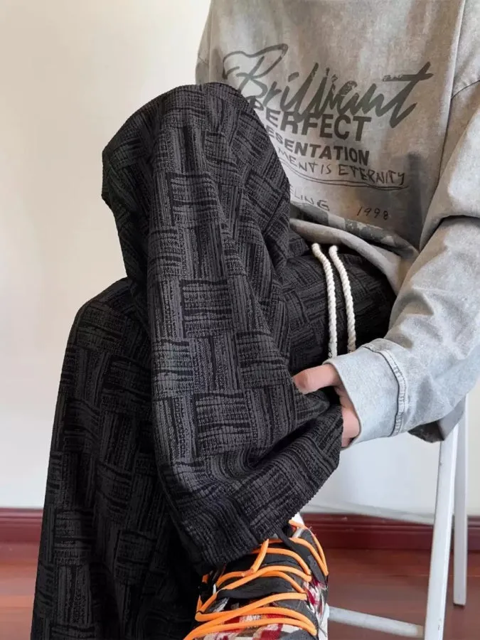 Square corduroy pants　X2945