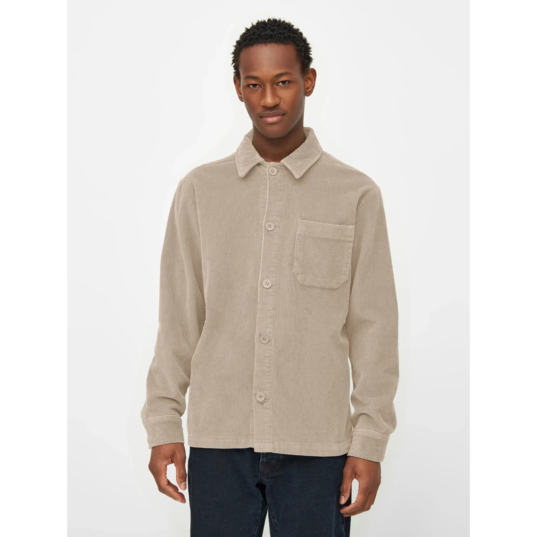 Stretched 8-Wales Corduroy Overshirt