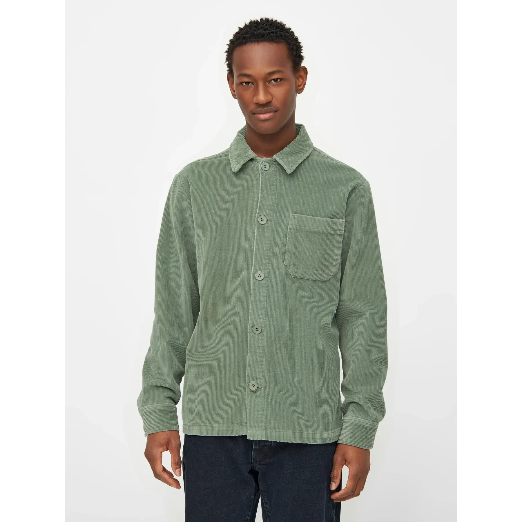 Stretched 8-Wales Corduroy Overshirt