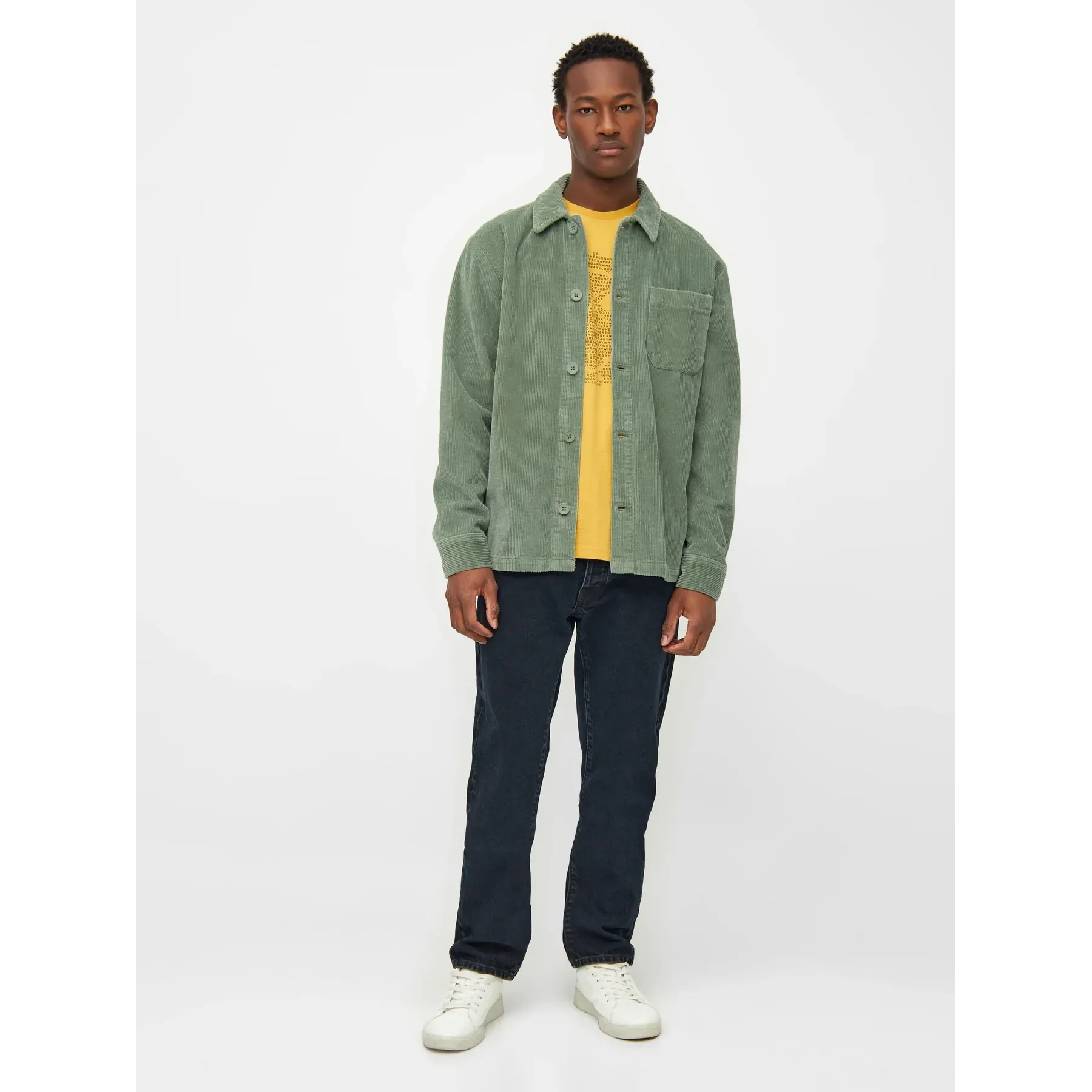 Stretched 8-Wales Corduroy Overshirt