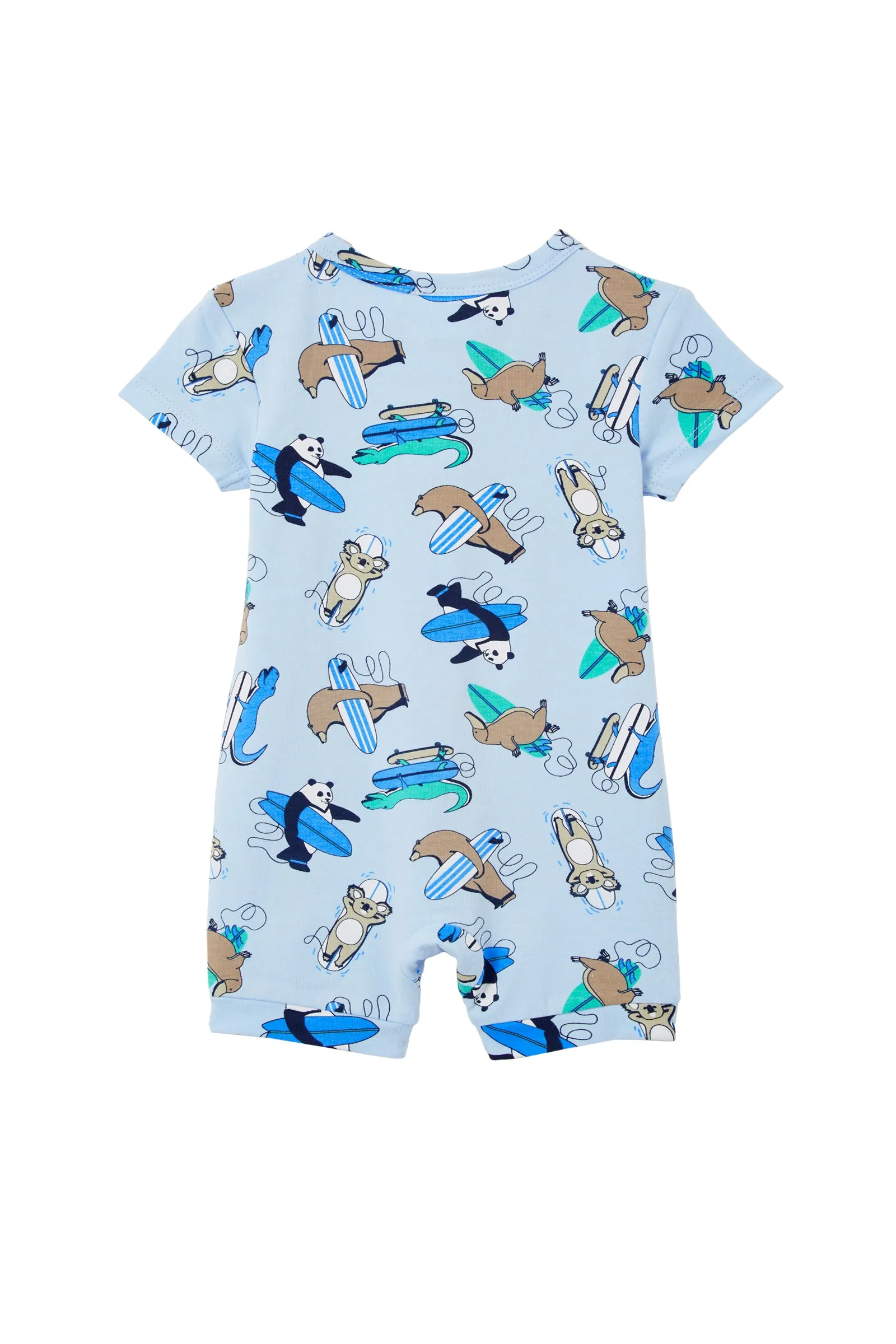 Surfer Dudes Zip Romper
