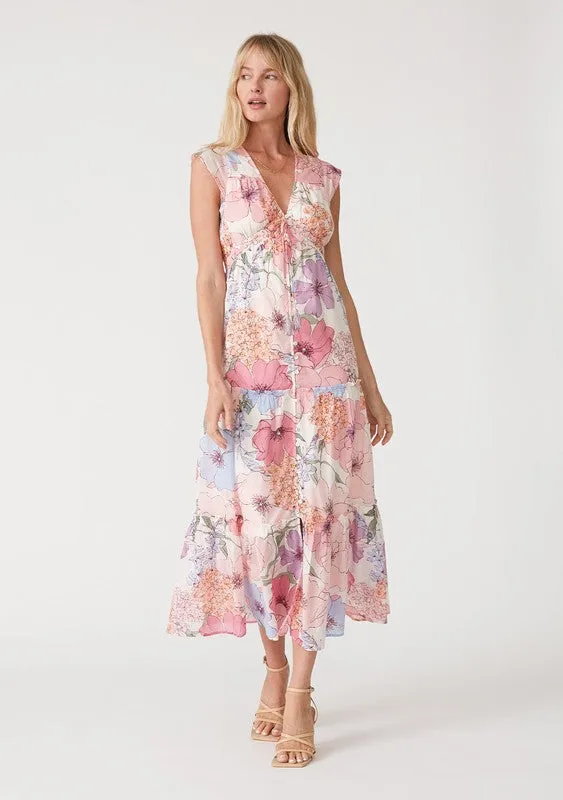 Sweet Nothings Floral Cap Maxi Dress